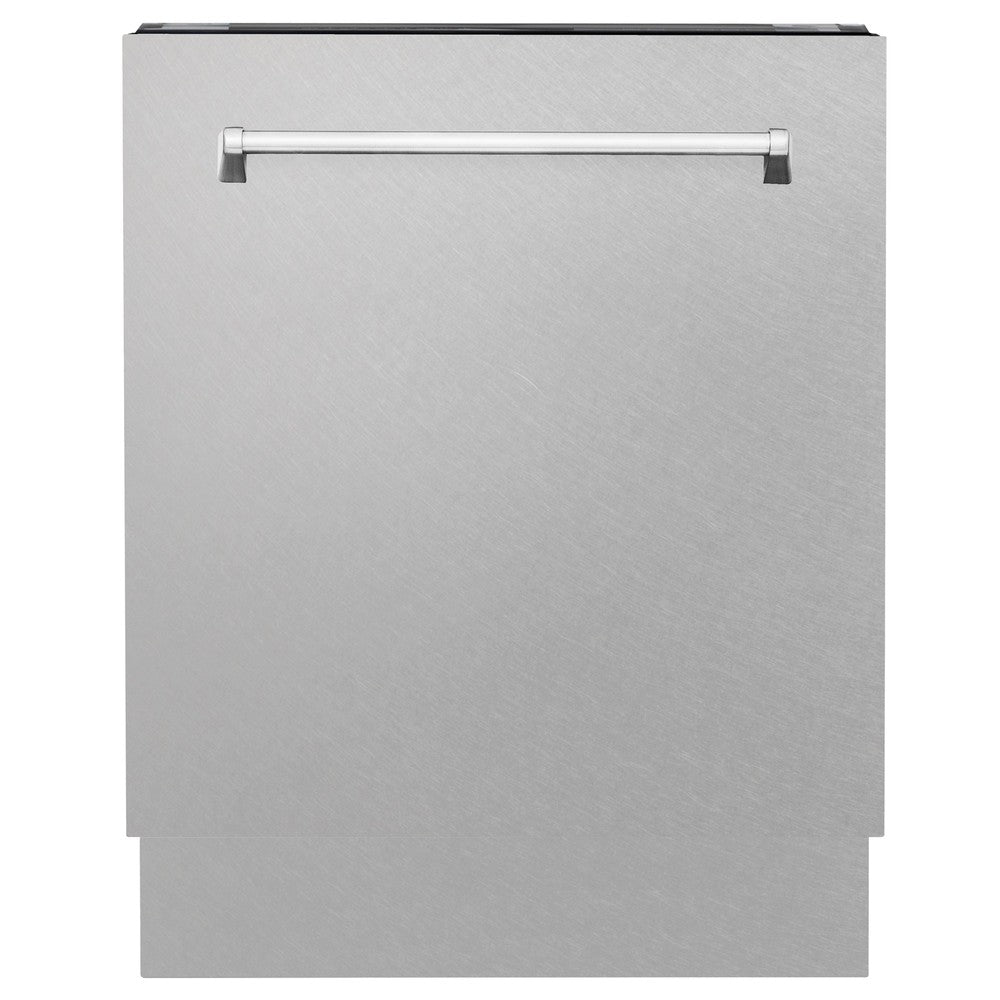 ZLINE 24" Tallac Series 3rd Rack Tall Tub Dishwasher in Fingerprint Resistant with Stainless Steel Tub, 51dBa (DWV-SN-24)