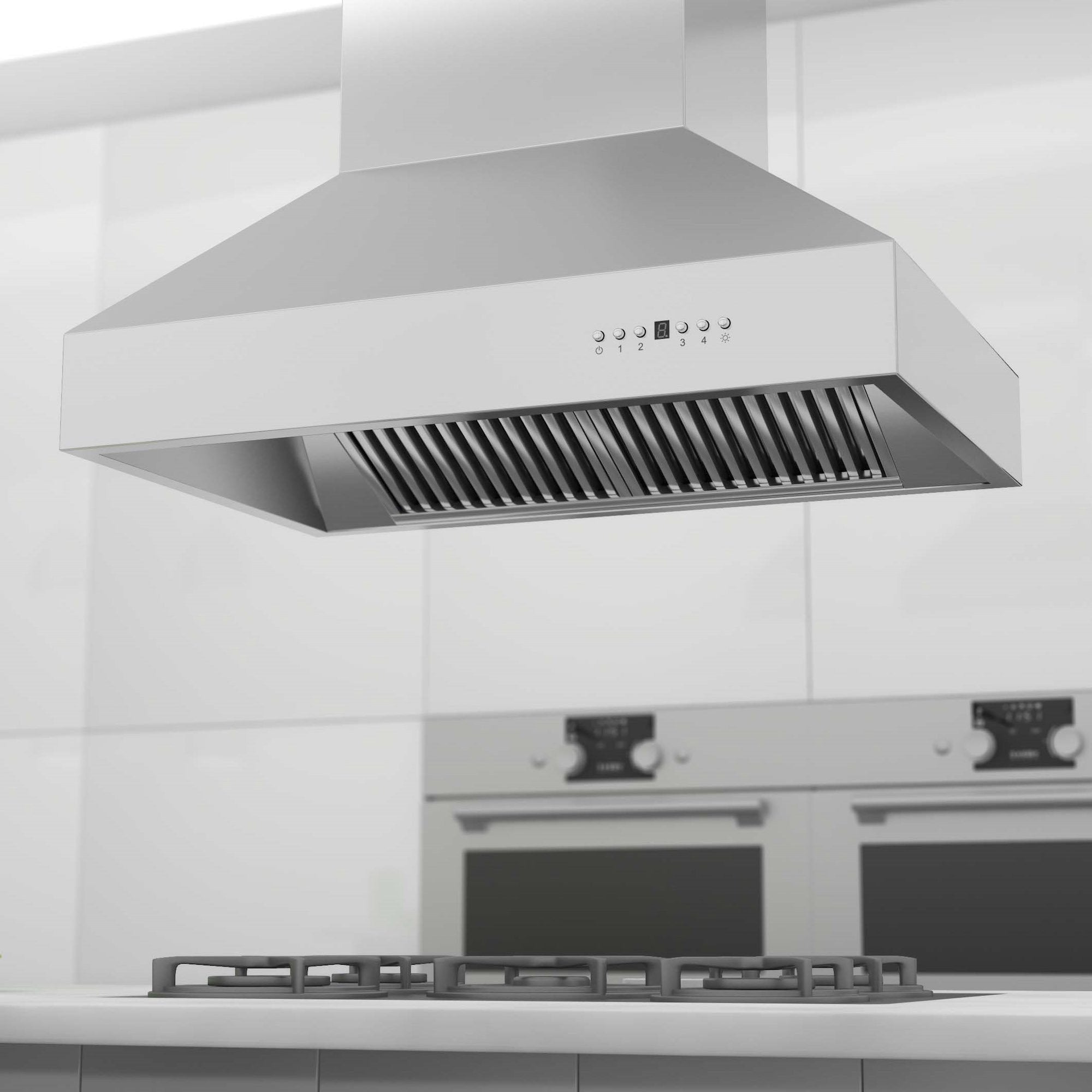 ZLINE 42" Ducted Island Mount Range Hood in Outdoor Approved Stainless Steel (697i-304-42)