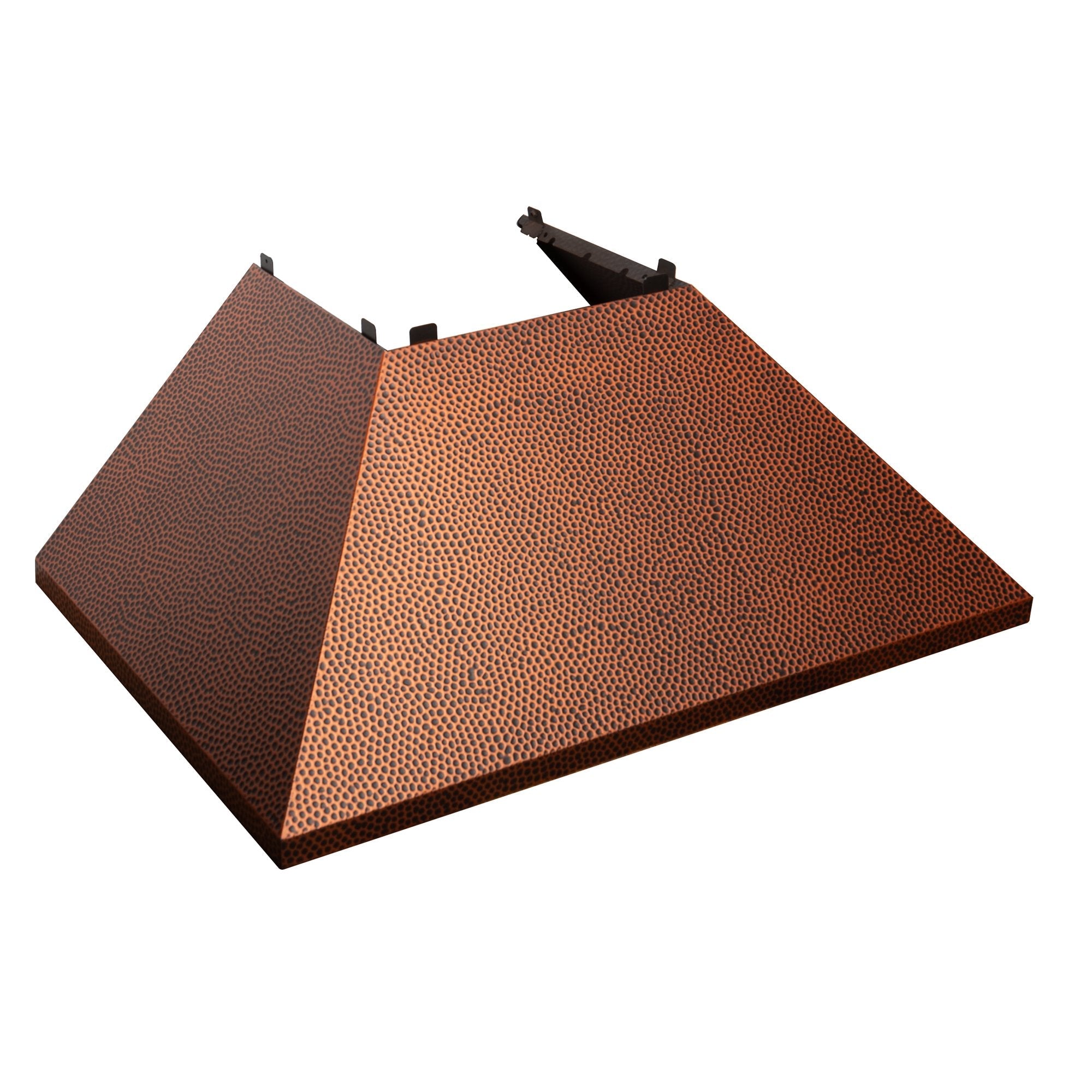 30" Ducted Fingerprint Resistant Stainless Steel Range Hood with Hand-Hammered Copper Shell (8654HH-30)