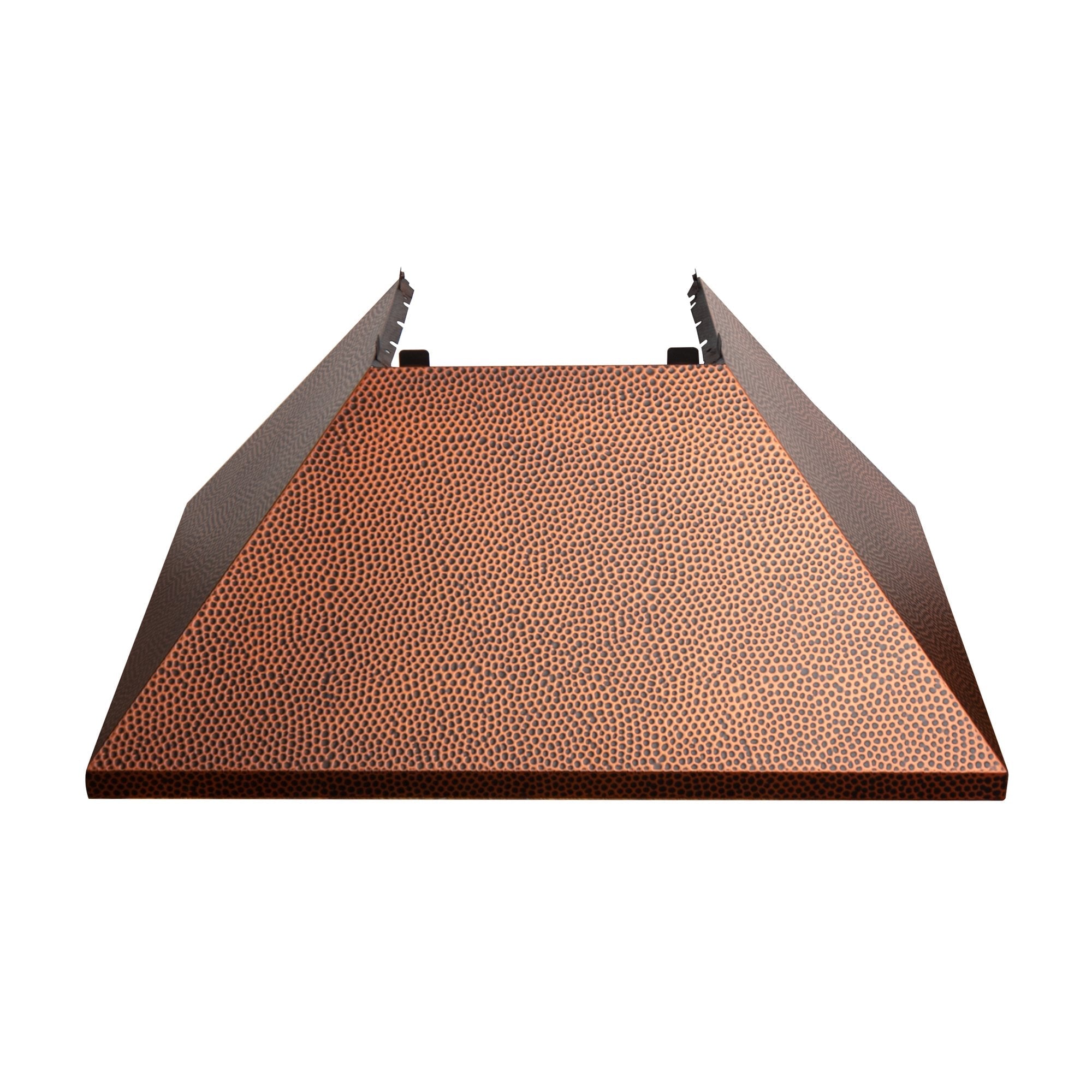 30" Ducted Fingerprint Resistant Stainless Steel Range Hood with Hand-Hammered Copper Shell (8654HH-30)