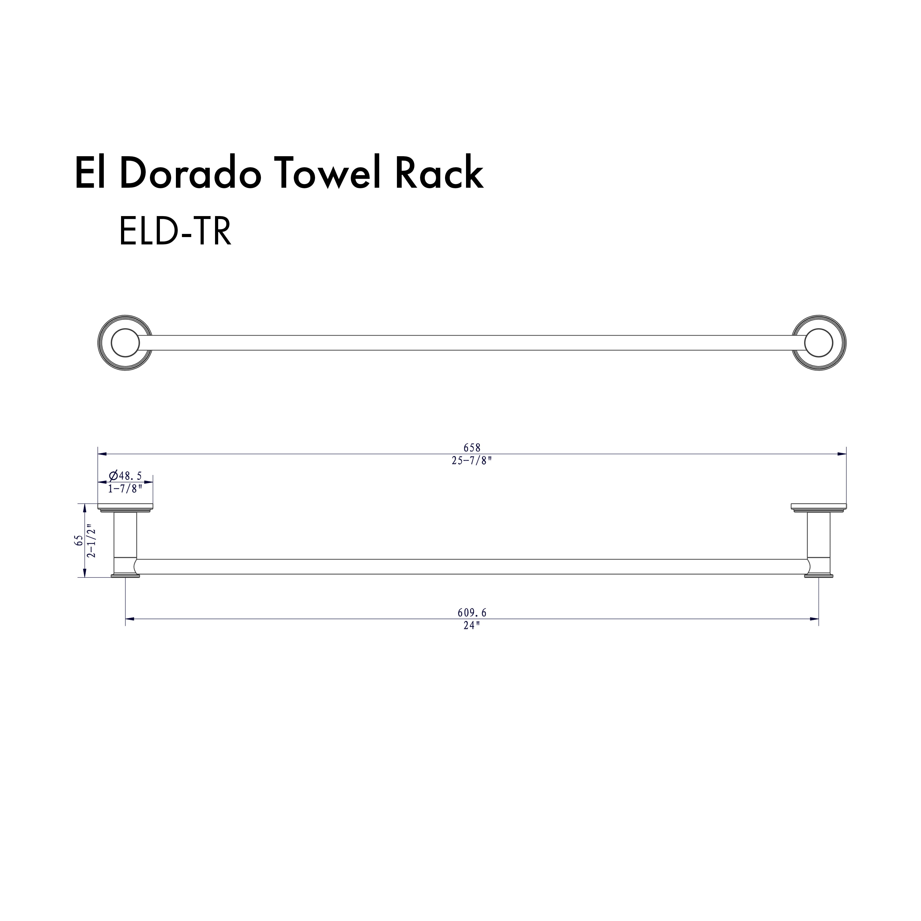 El Dorado Towel Rail ELDTRMB