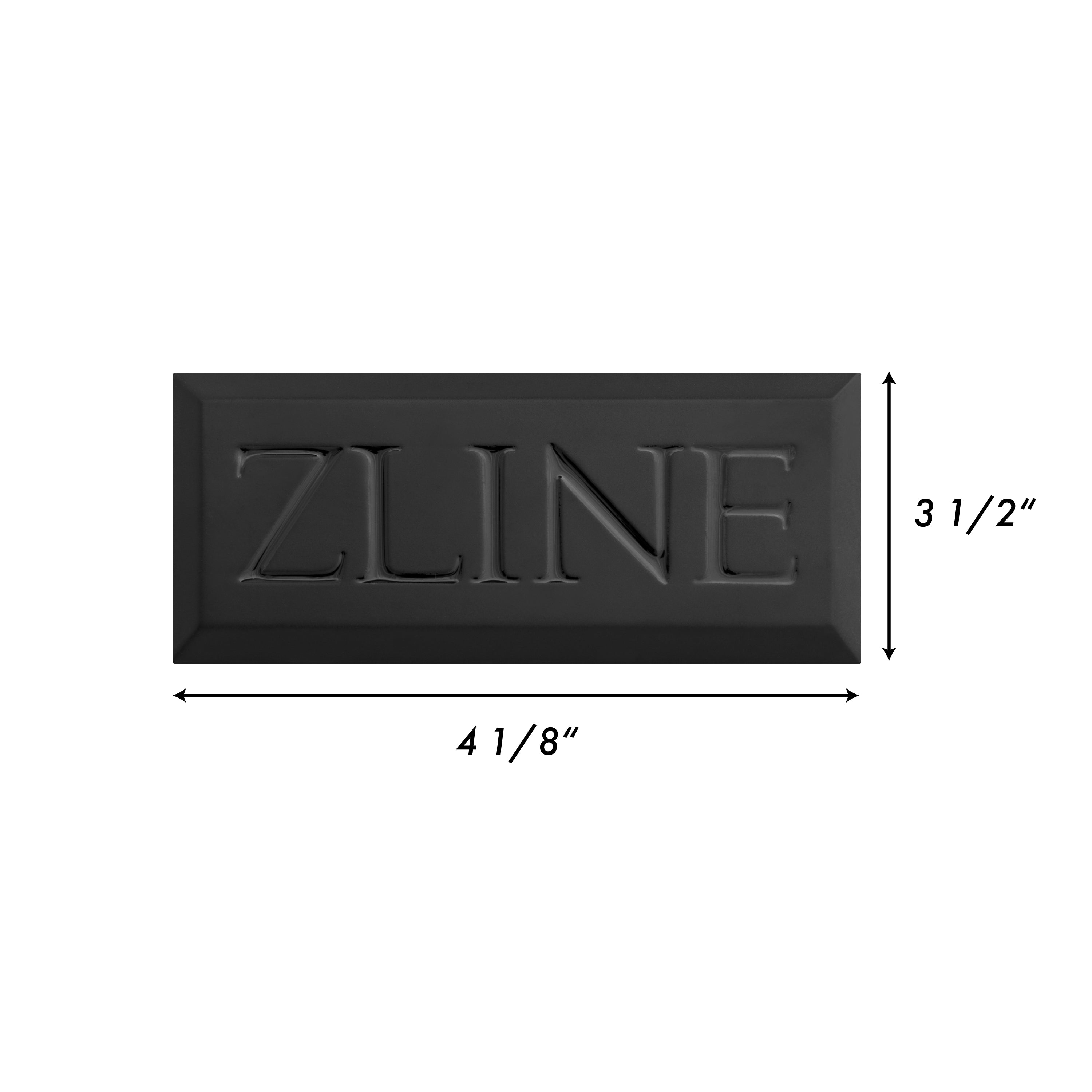 ZLINE Autograph Edition Badge Sample in Matte Black (RAZ-BADGE-MB)