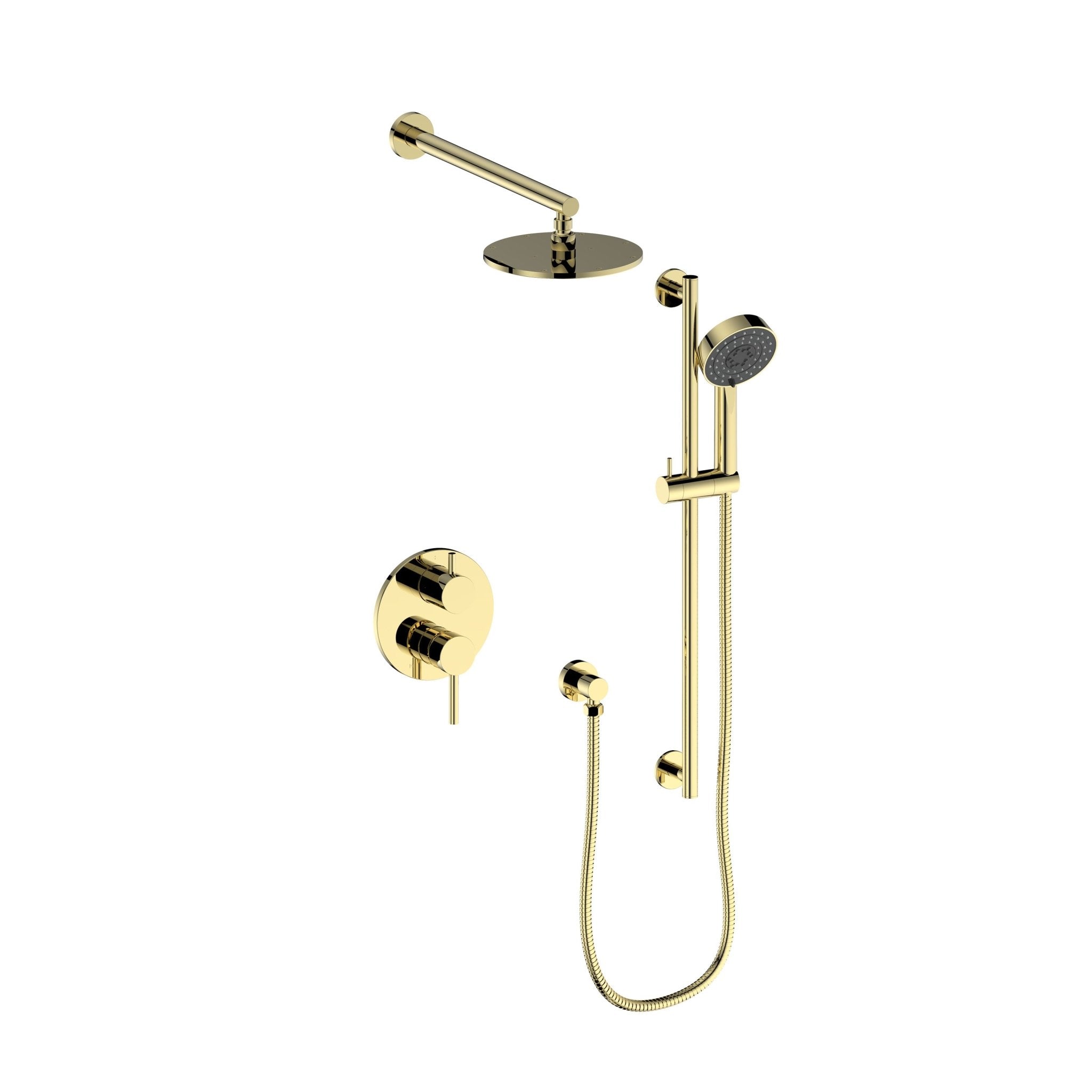 ZLINE Kitchen and Bath RainSync El Dorado Shower System in Polished Gold (ELD-SHS-PG)