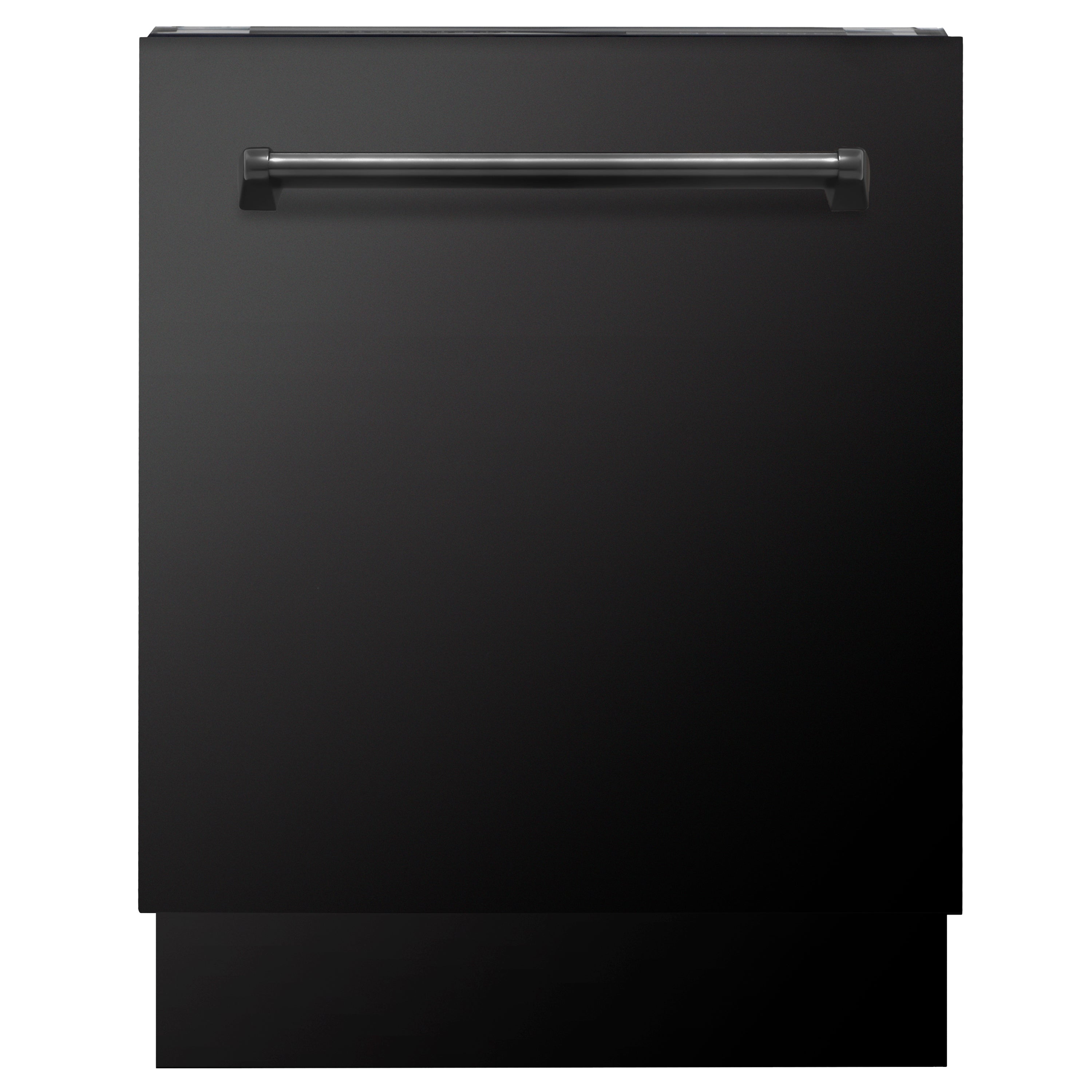 ZLINE 24" Tallac Series 3rd Rack Tall Tub Dishwasher in Black Stainless Steel with Stainless Steel Tub, 51dBa (DWV-BS-24)