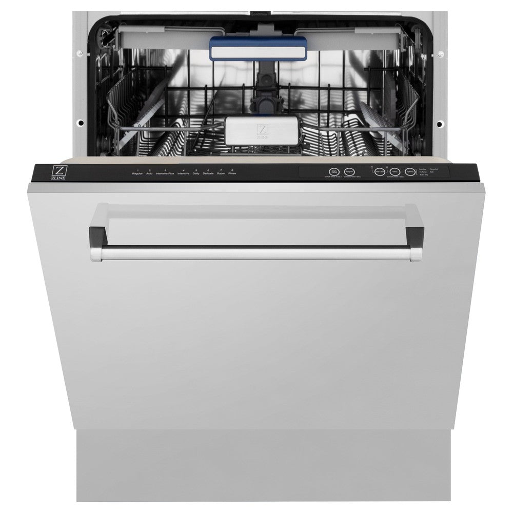 ZLINE 24" Tallac Series 3rd Rack Tall Tub Dishwasher in Stainless Steel, 51dBa