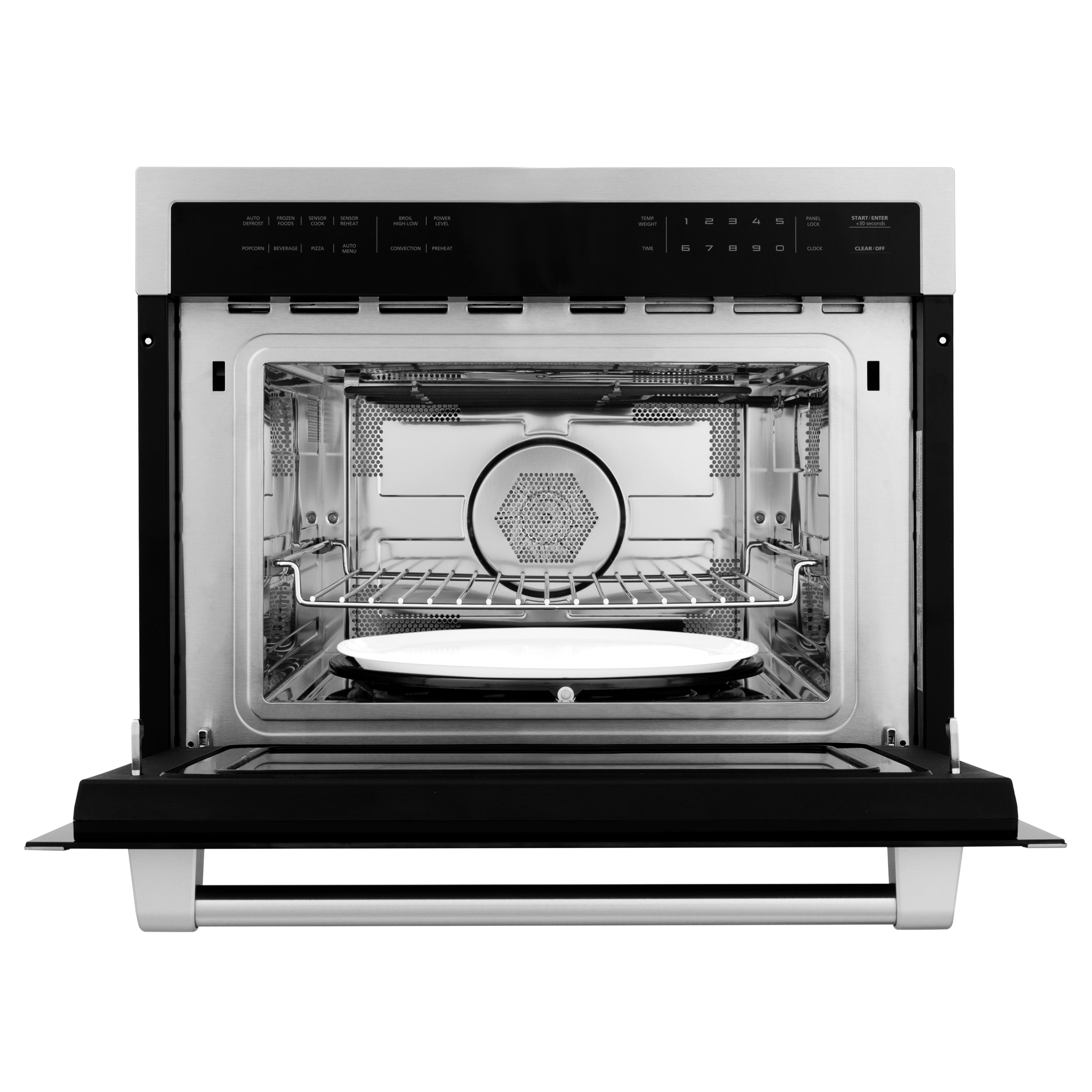 ZLINE 24" 1.6 cu ft. Built-in Convection Microwave Oven in Stainless Steel with Speed and Sensor Cooking