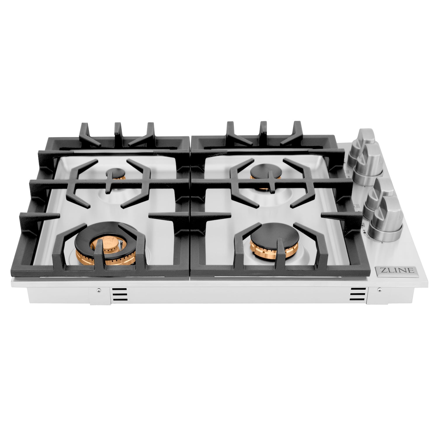 ZLINE 30" Gas Cooktop with 4 Gas Brass Burners (RC-BR-30)