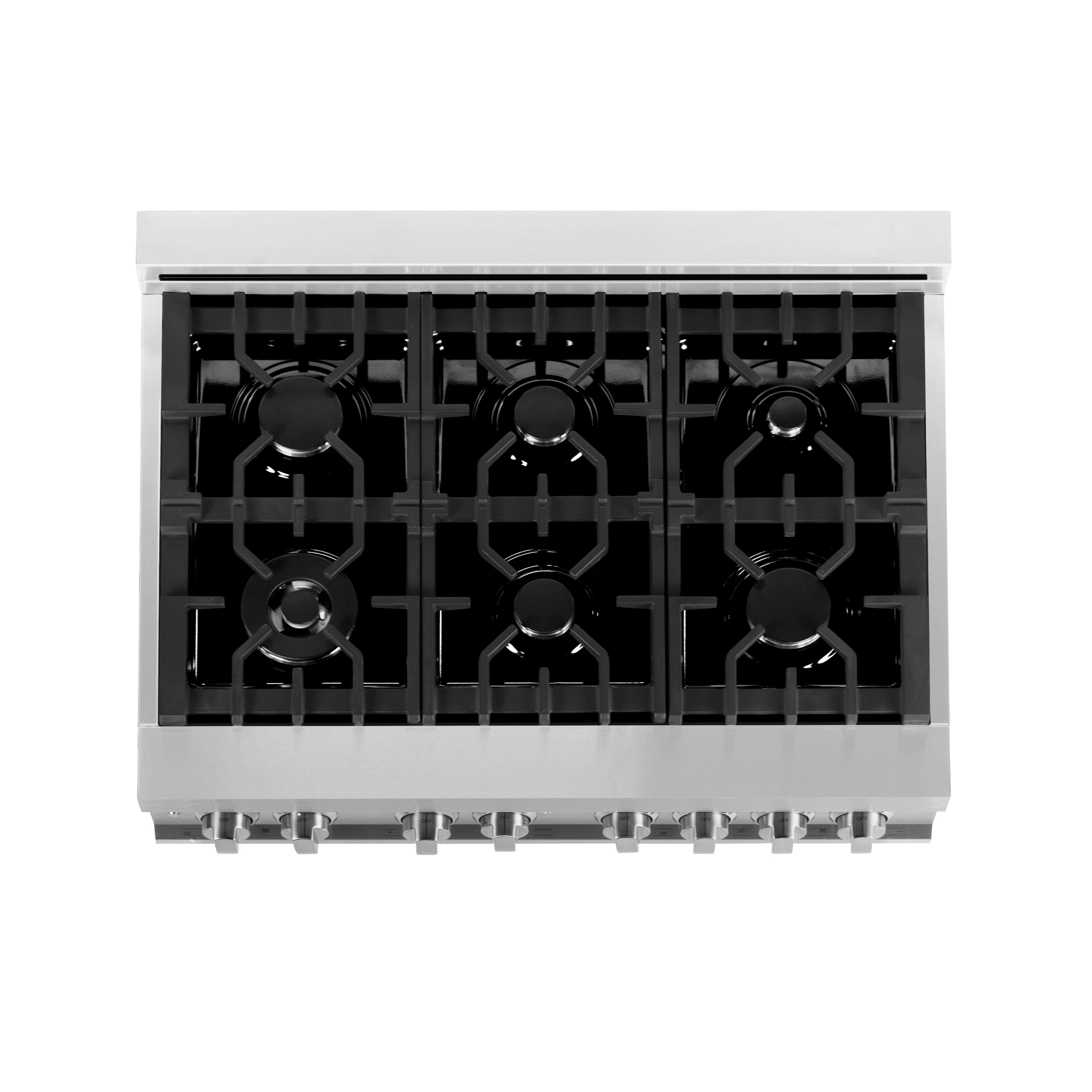 ZLINE 36" 4.6 cu. ft. Electric Oven and Gas Cooktop Dual Fuel Range with Griddle in Stainless Steel (RA-GR-36)