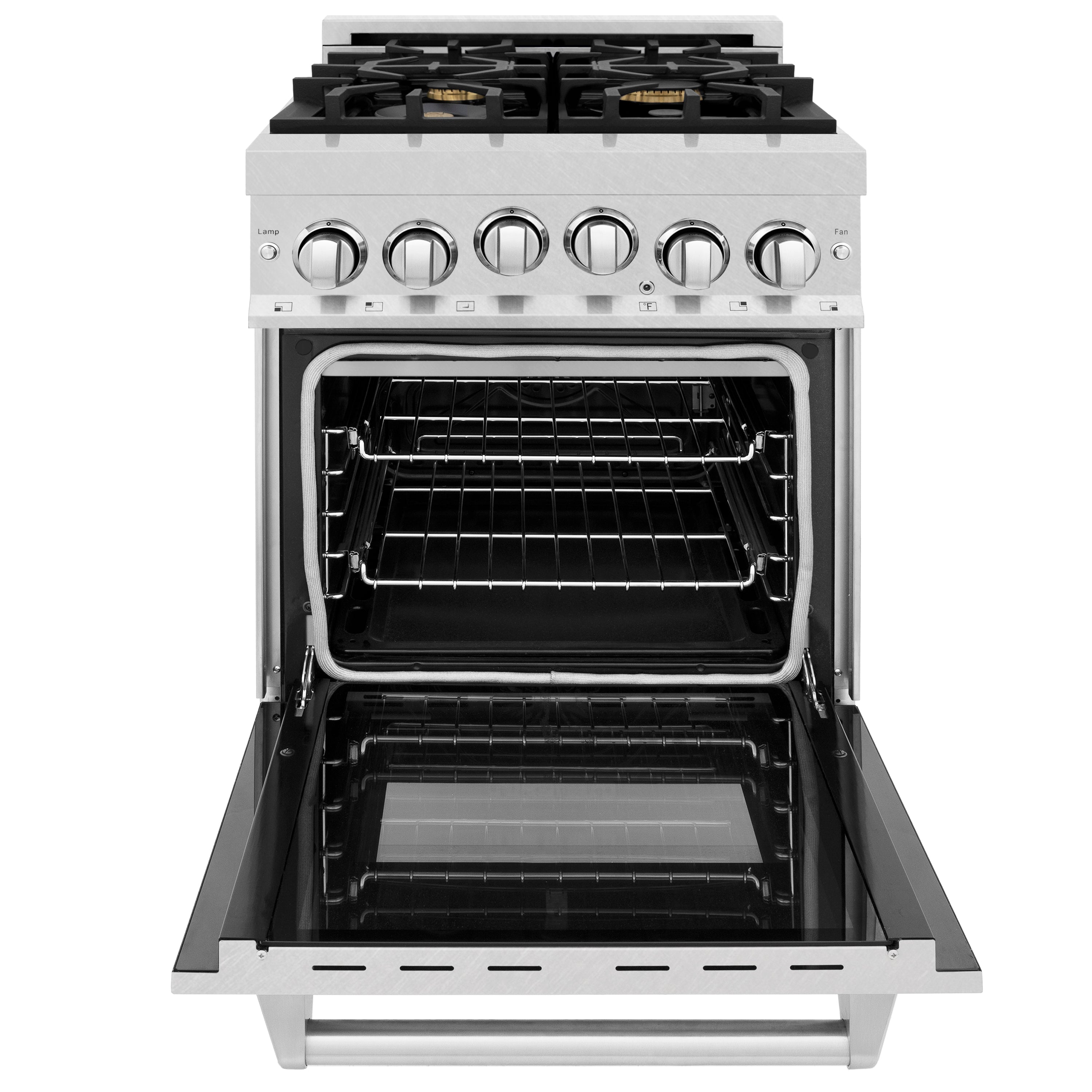 ZLINE 24" 2.8 cu. ft. Range with Gas Stove and Gas Oven in Fingerprint Resistant Stainless Steel (RGS-24)