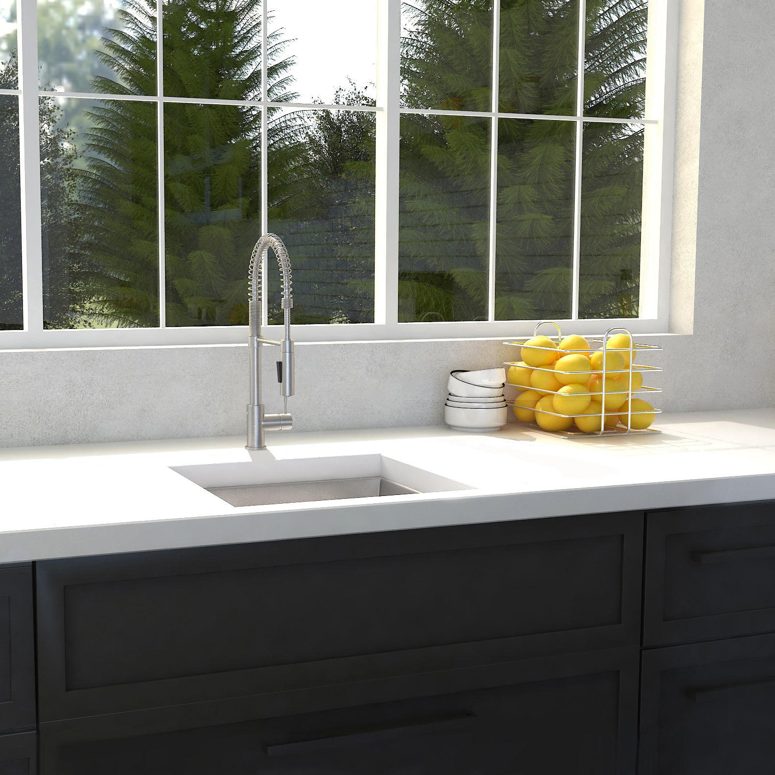 ZLINE 15" Boreal Undermount Single Bowl Bar Kitchen Sink in Stainless Steel (SUS-15)