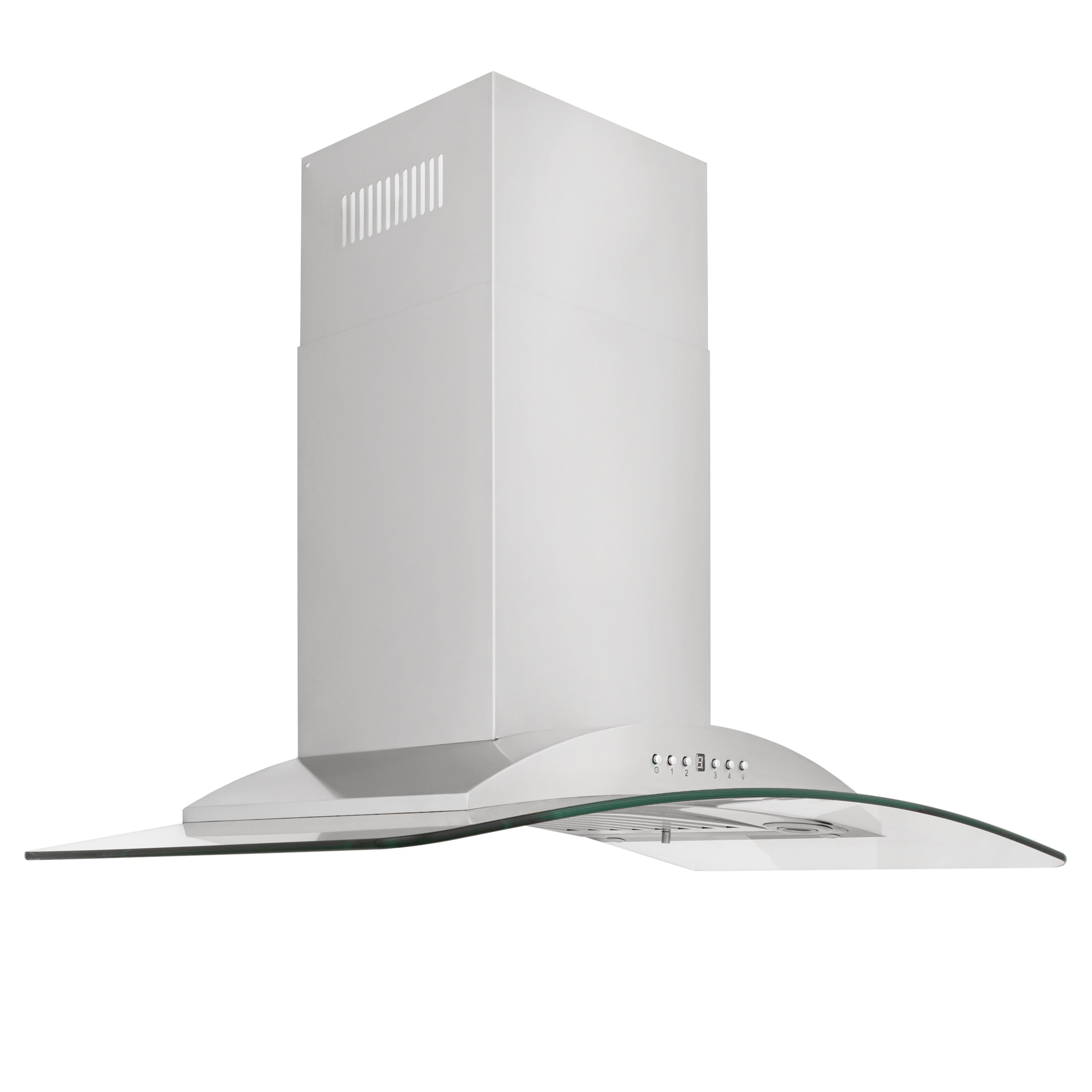 ZLINE 36" Convertible Vent Wall Mount Range Hood in Stainless Steel & Glass (KN-36)