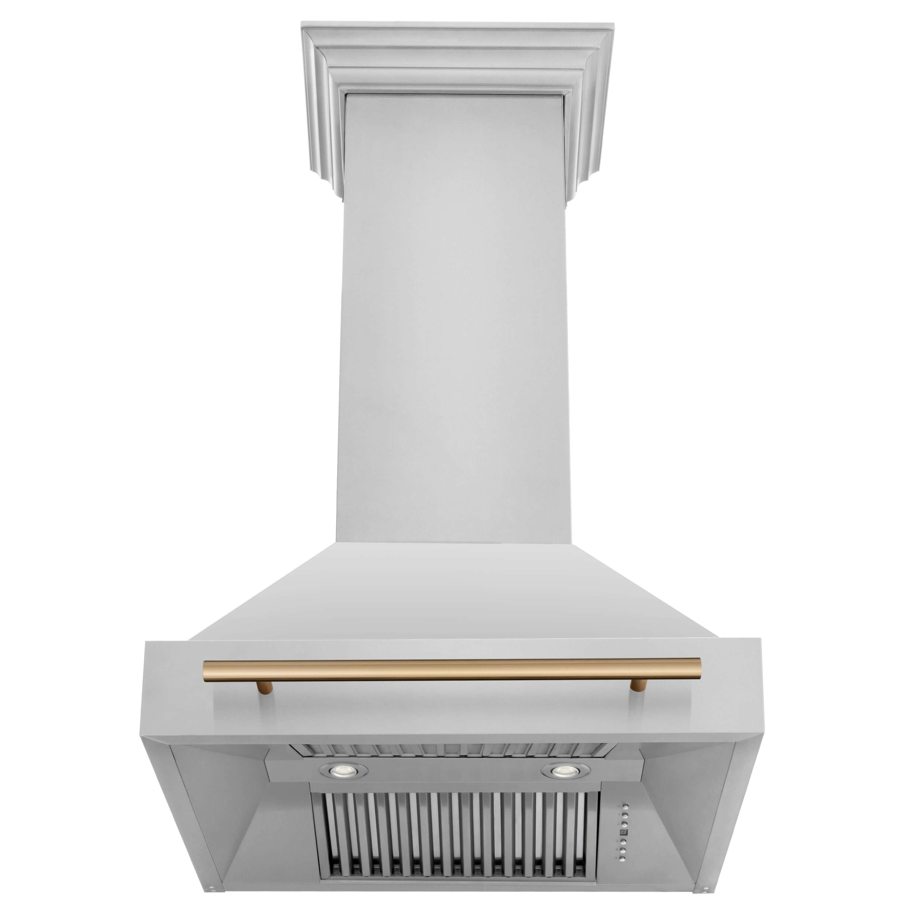 ZLINE 30" Autograph Edition Stainless Steel Range Hood with Stainless Steel Shell and Matte Black Handle (8654STZ-30-MB)
