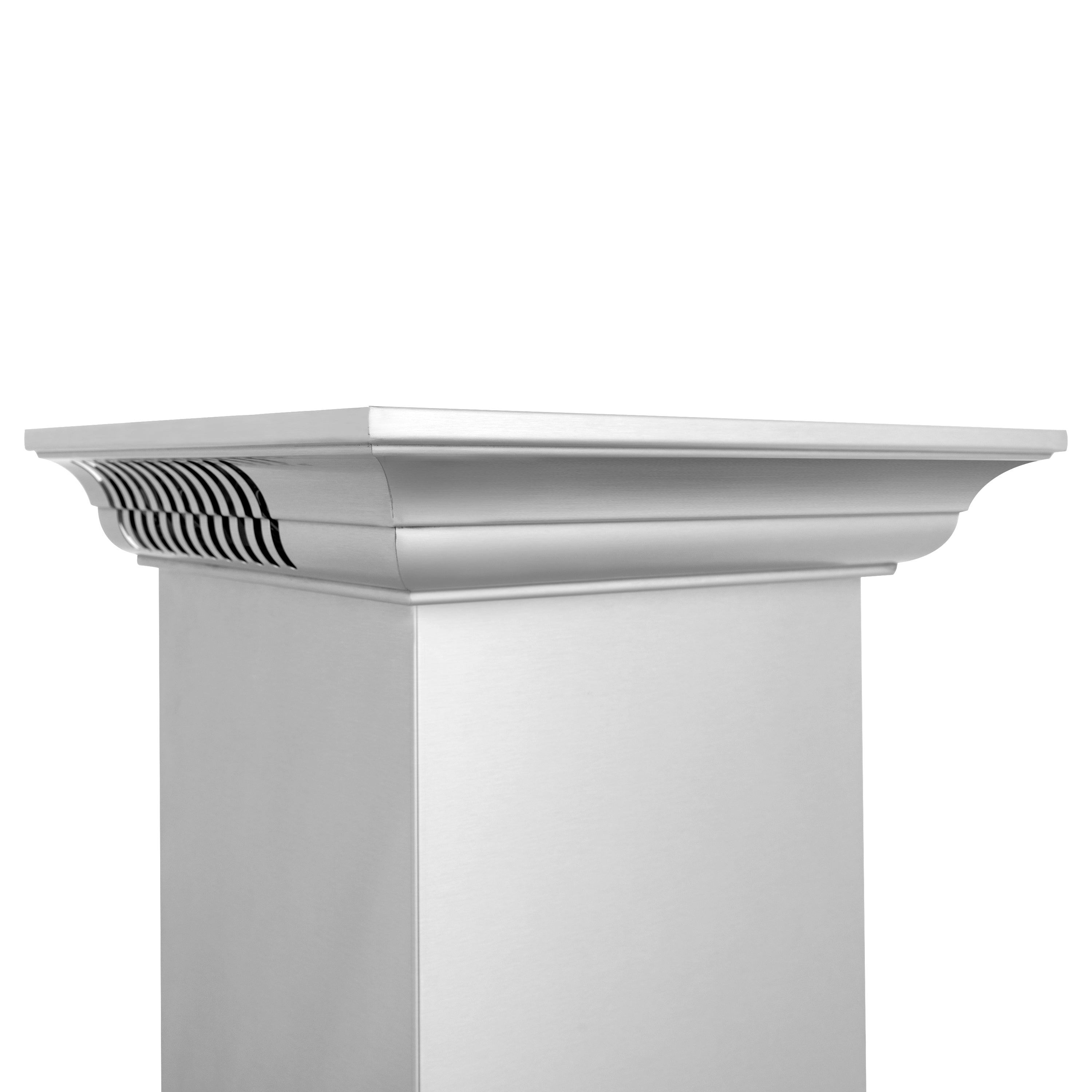 48" ZLINE CrownSound‚ Ducted Vent Wall Mount Range Hood in Stainless Steel with Built-in Bluetooth Speakers (KL2CRN-BT-48)