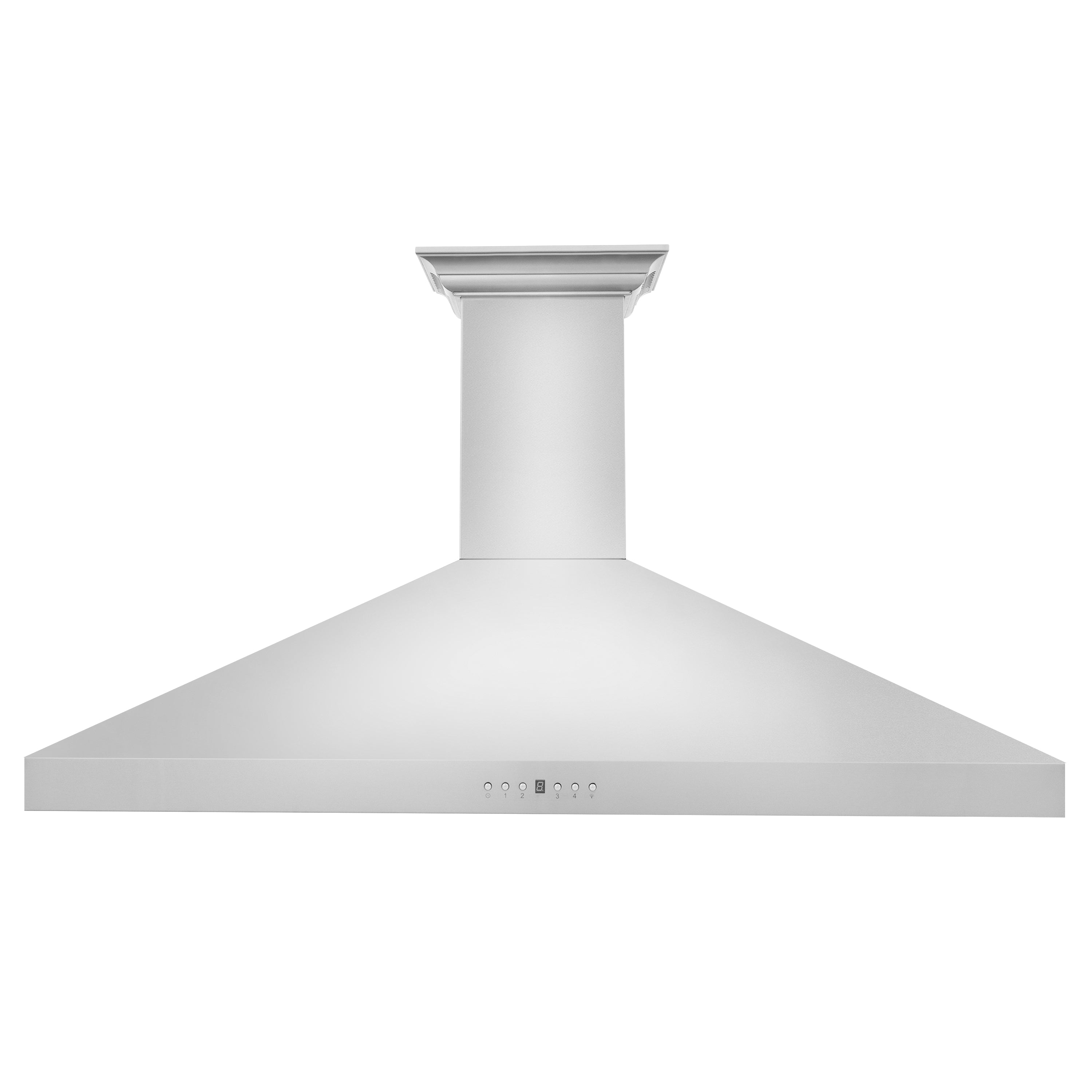 48" ZLINE CrownSound‚ Ducted Vent Wall Mount Range Hood in Stainless Steel with Built-in Bluetooth Speakers (KL3CRN-BT-48)