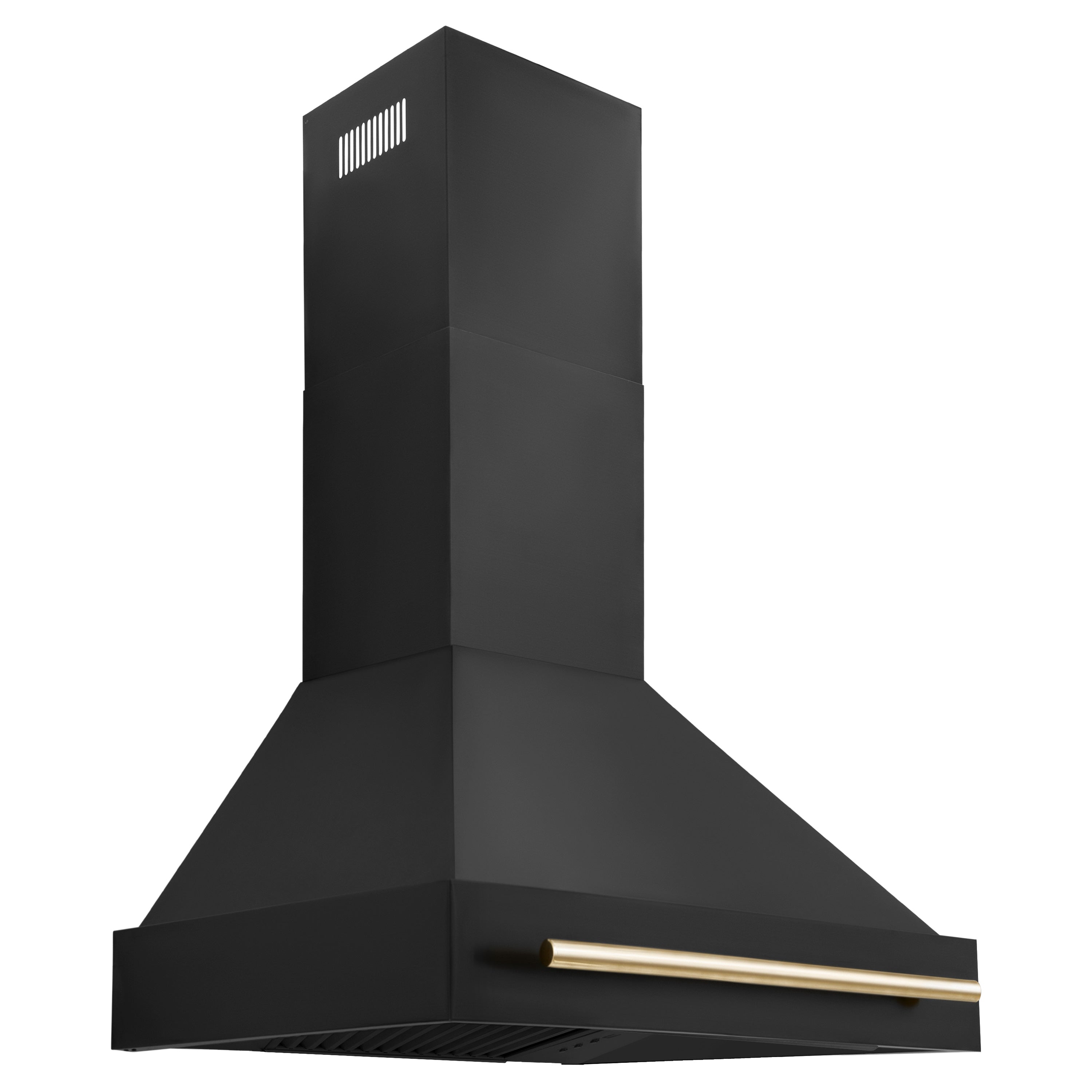 ZLINE 30" Autograph Edition Kitchen Package with Black Stainless Steel Dual Fuel Range and Range Hood with Gold Accents (2AKP-RABRH30-G)