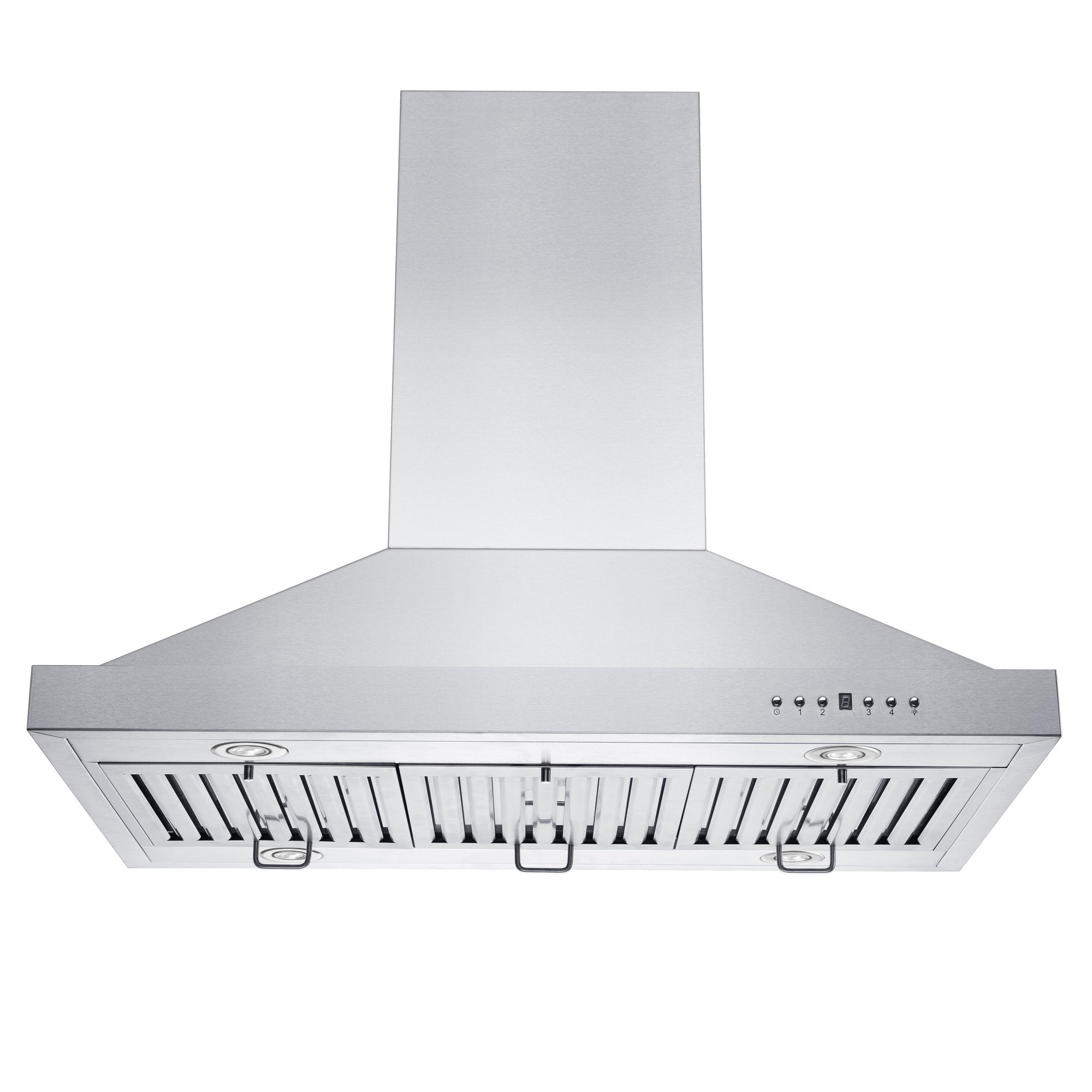 36" Ducted Island Mount Range Hood with Dual Remote Blower in Stainless Steel (GL2i-RD-36)