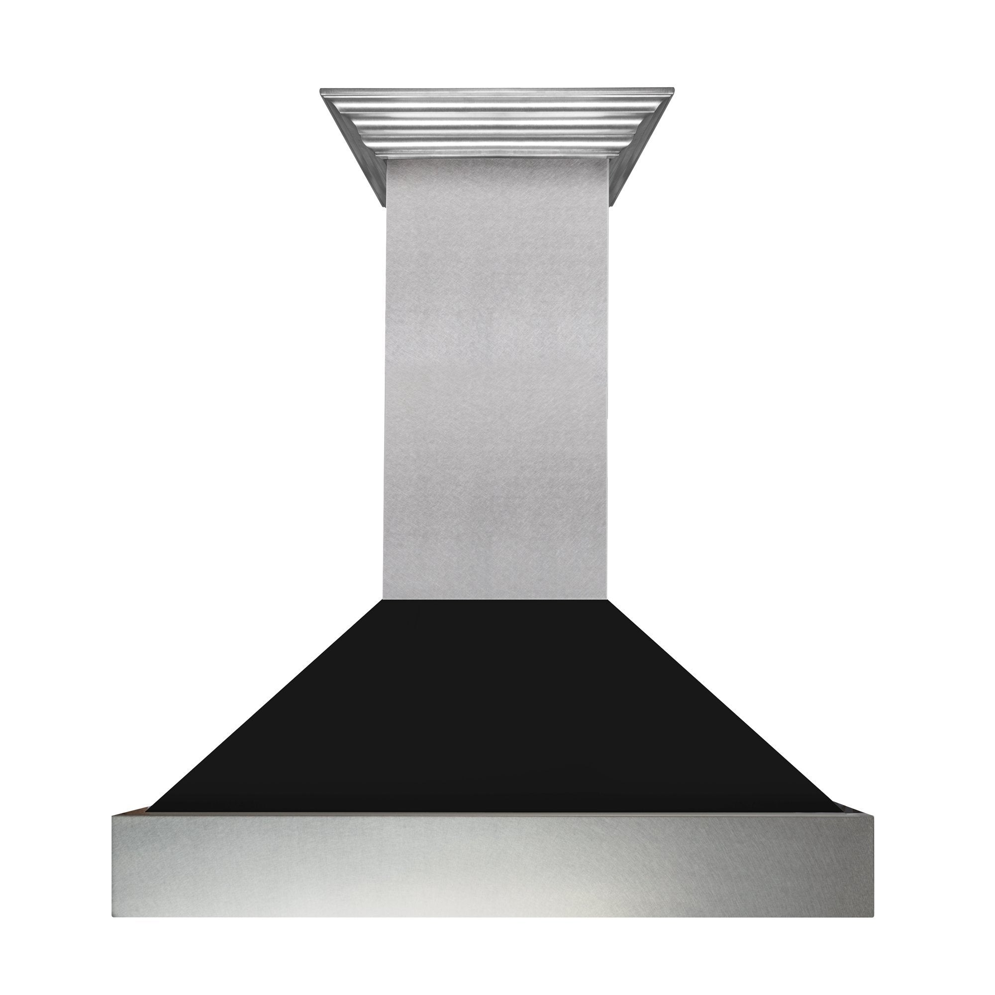 30" Ducted Fingerprint Resistant Stainless Steel Range Hood with Black Matte Shell (8654BLM-30)