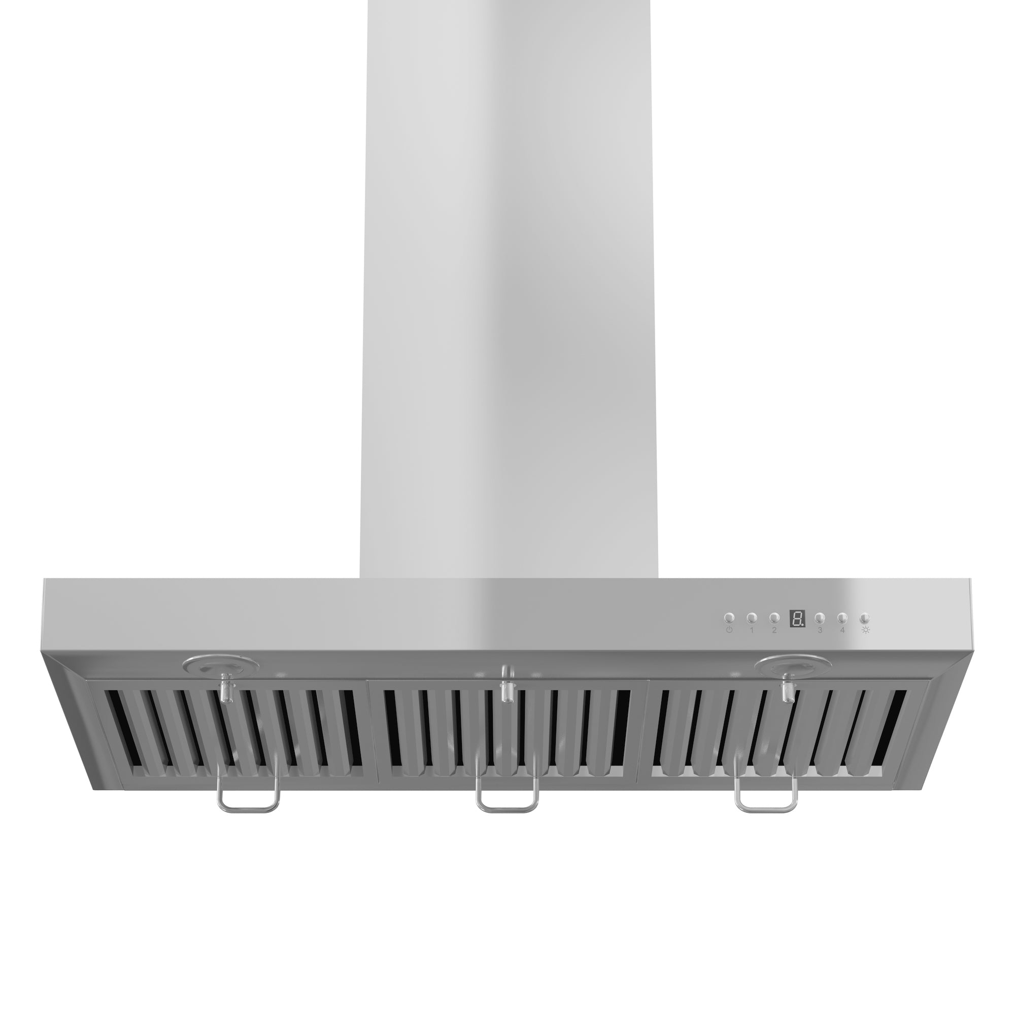 ZLINE 30" Convertible Vent Wall Mount Range Hood in Stainless Steel with Crown Molding (KECRN-30)