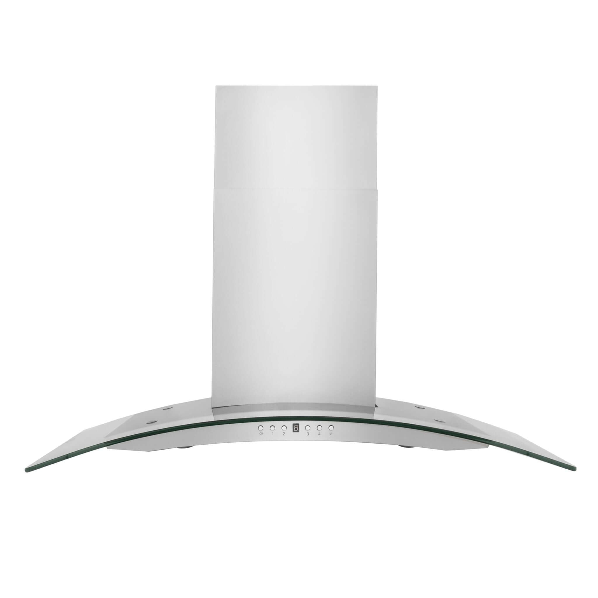 ZLINE 48" Convertible Vent Convertible Vent Wall Mount Range Hood in Stainless Steel & Glass (KN4-48)