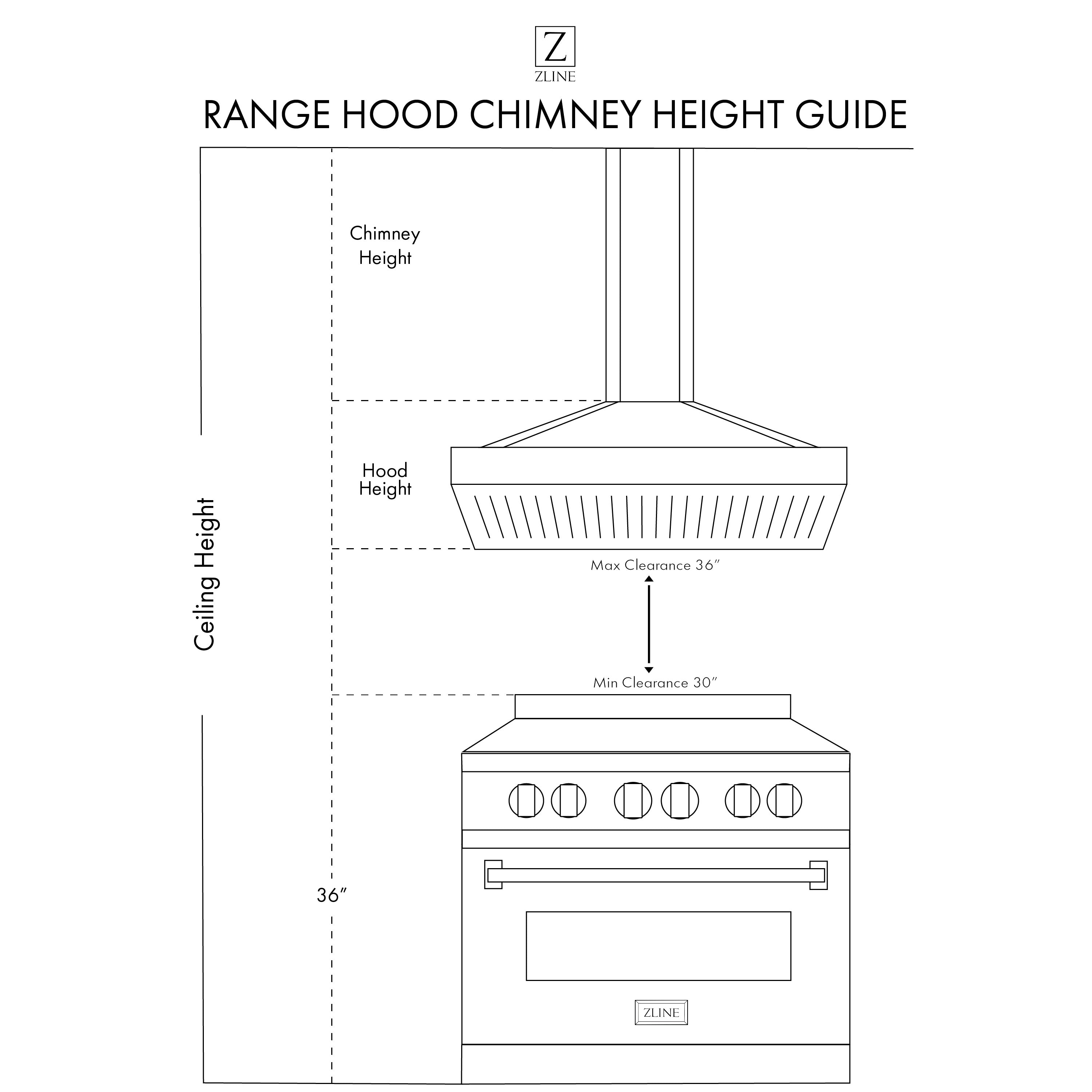 ZLINE 30" Ducted Wooden Island Mount Range Hood in Gray with Remote Blower (KBiUU-RD-30)