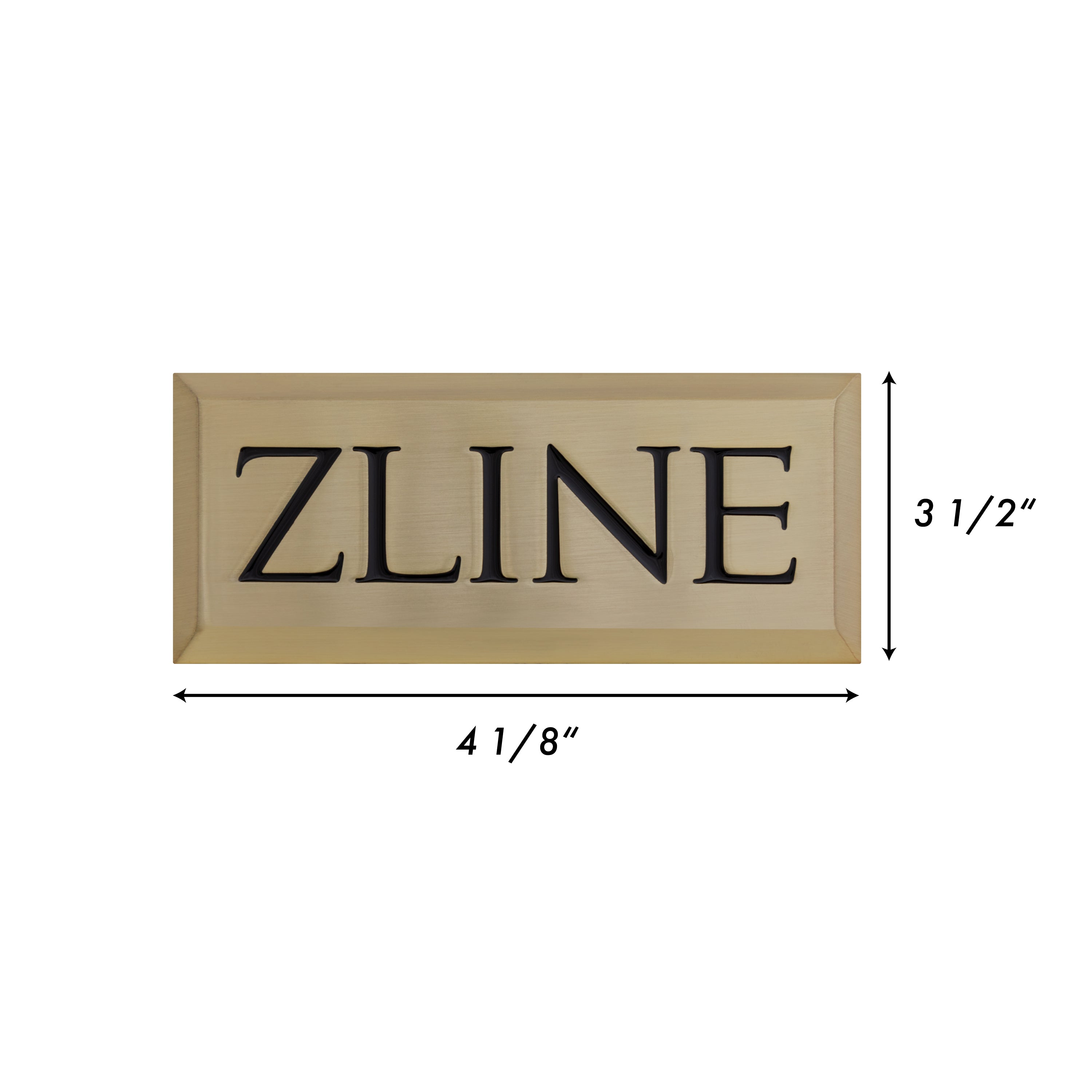 ZLINE Autograph Edition Badge Sample in Polished Gold