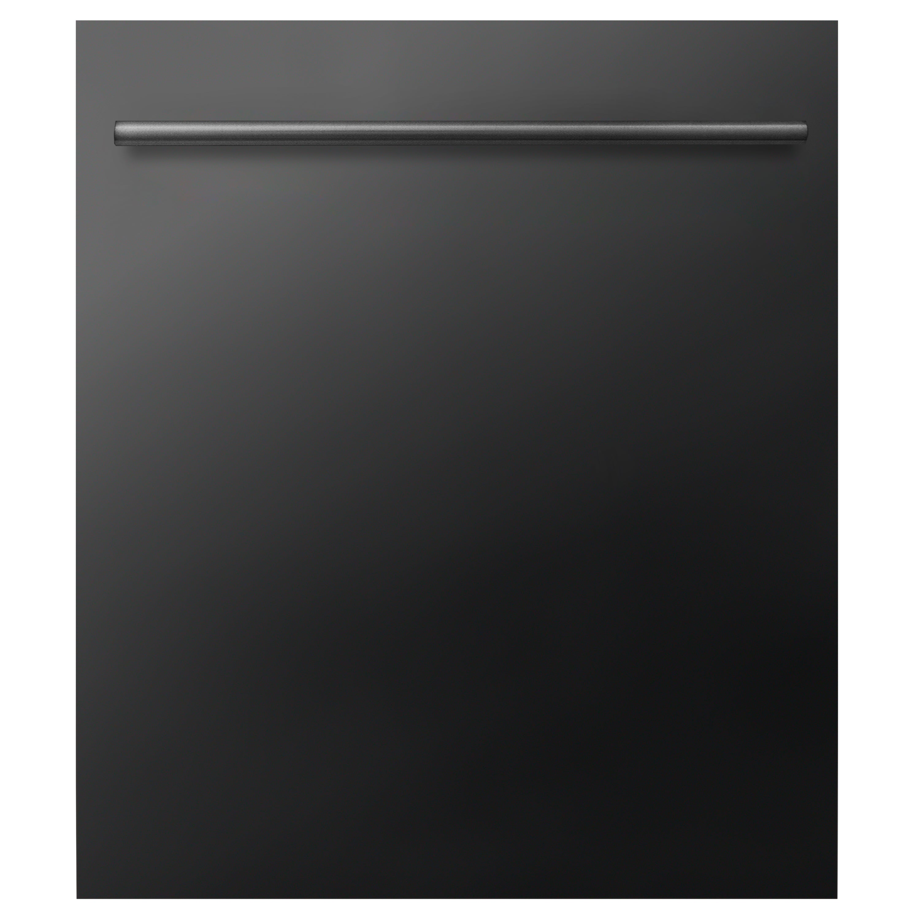 ZLINE 24 in. Black Stainless Top Control Dishwasher with Stainless Steel Tub and Modern Style Handle, 52dBa (DW-BS-H-24)