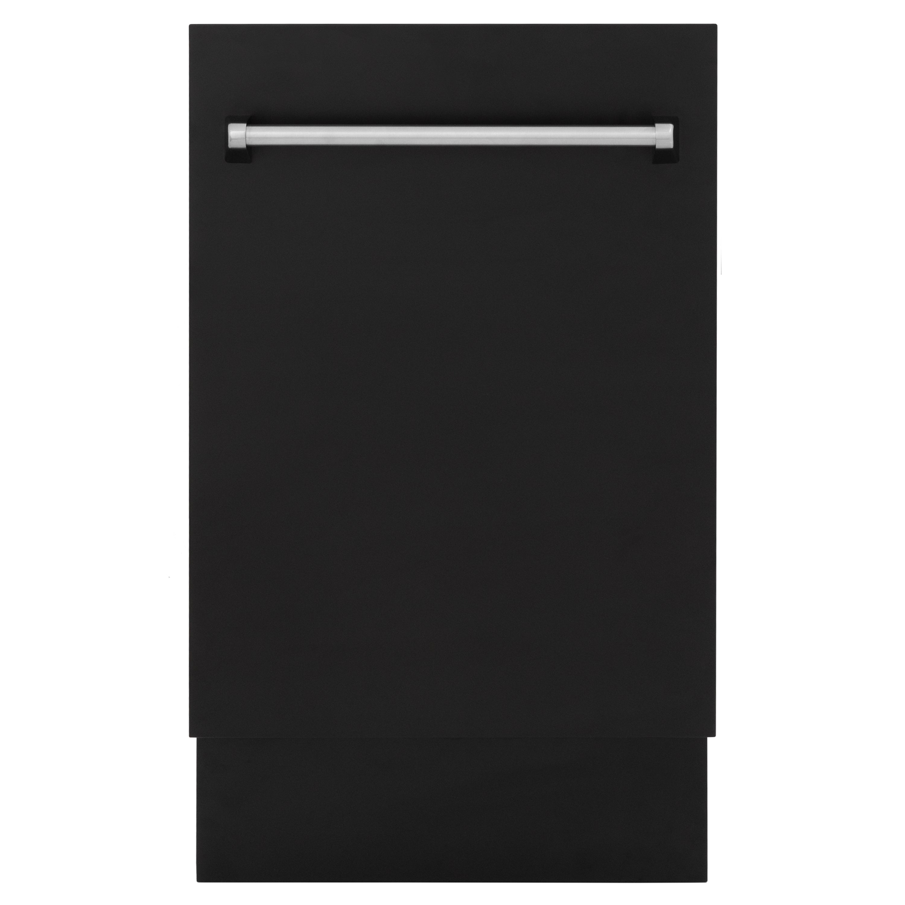 ZLINE 18" Tallac Series 3rd Rack Top Control Built-In Dishwasher in Black Matte with Stainless Steel Tub, 51dBa (DWV-BLM-18)