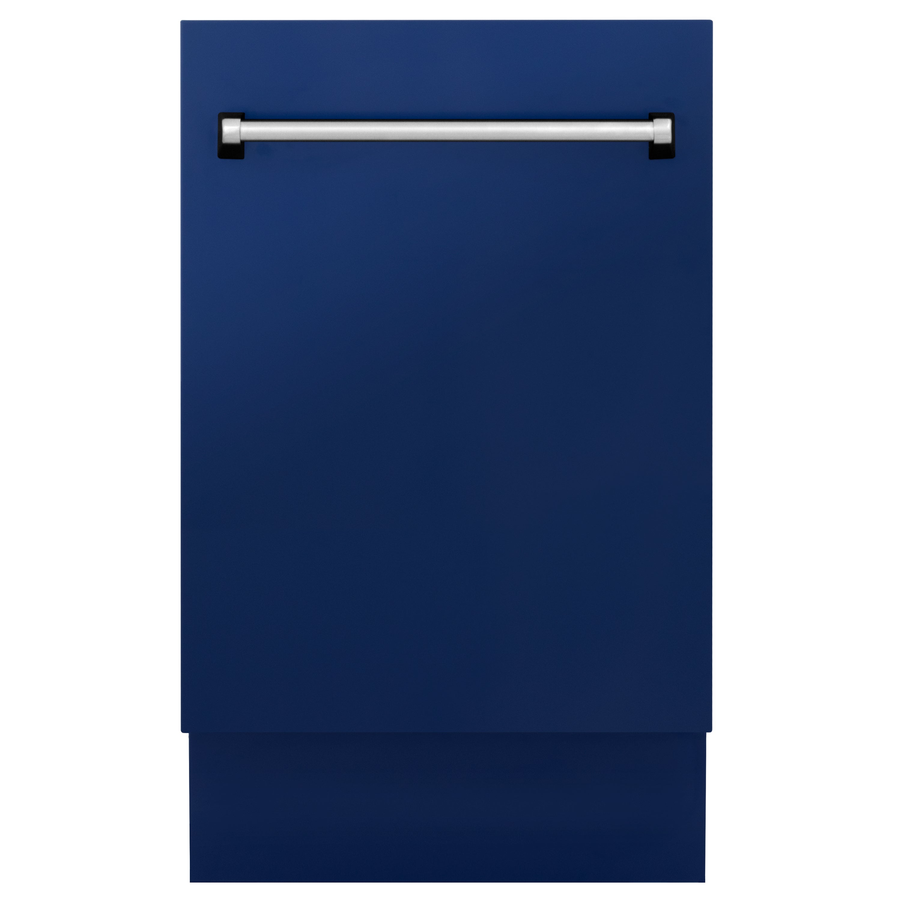 ZLINE 18" Tallac Series 3rd Rack Top Control Built-In Dishwasher in Blue Gloss with Stainless Steel Tub, 51dBa (DWV-BG-18)