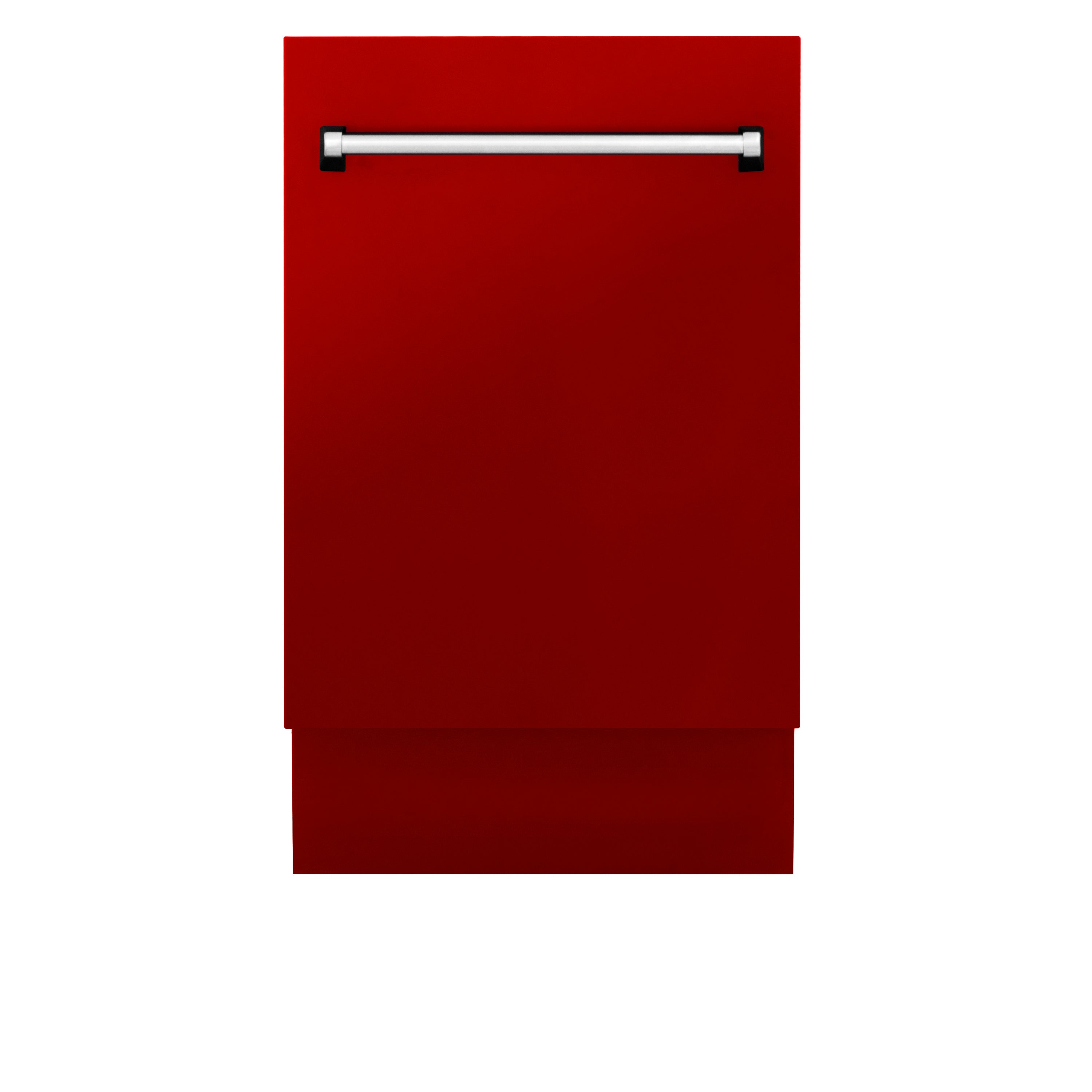 ZLINE 18" Tallac Series 3rd Rack Top Control Built-In Dishwasher in Red Gloss with Stainless Steel Tub, 51dBa (DWV-RG-18)