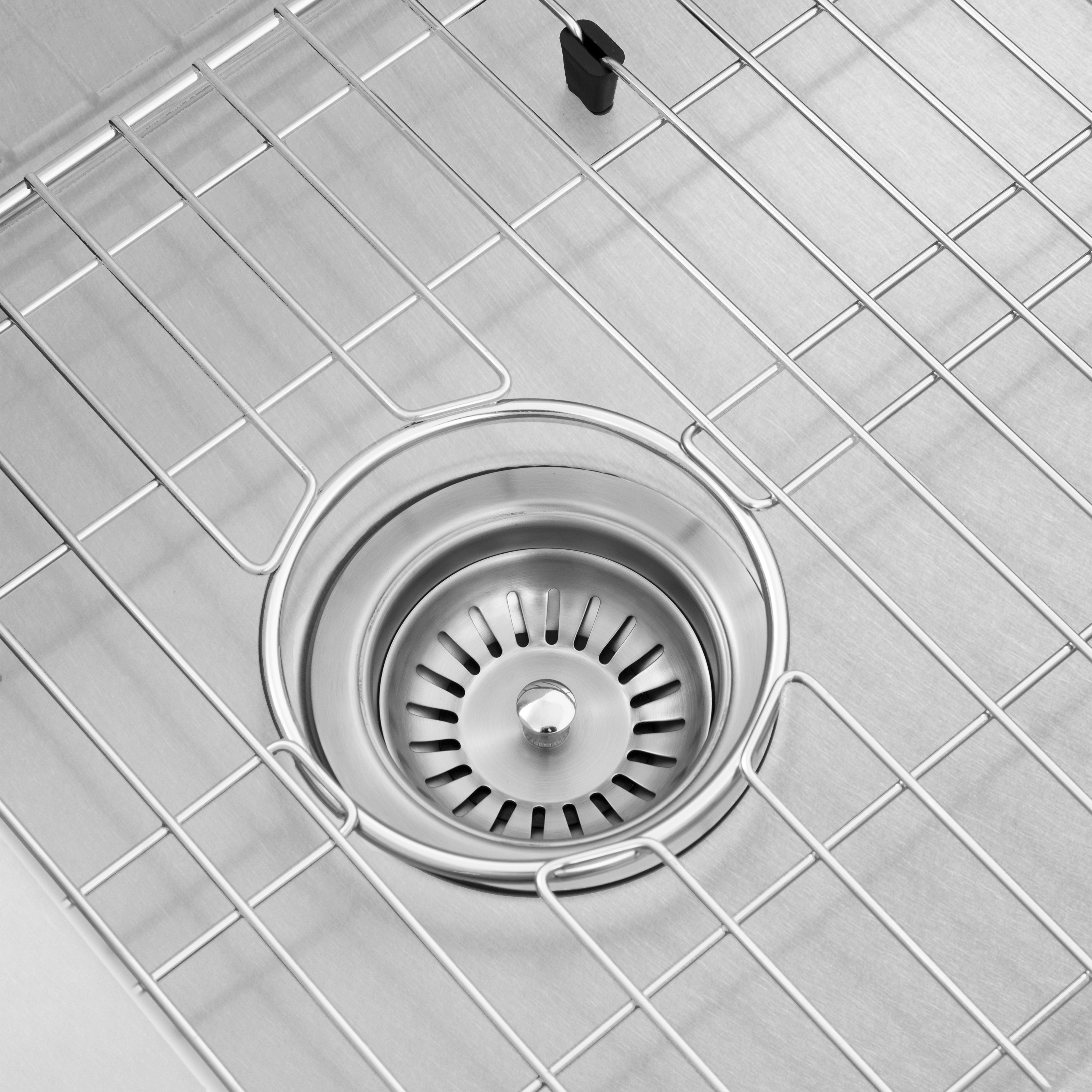 ZLINE 43" Garmisch Undermount Single Bowl Scratch Resistant Stainless Steel Kitchen Sink with Bottom Grid and Accessories (SLS-43S)