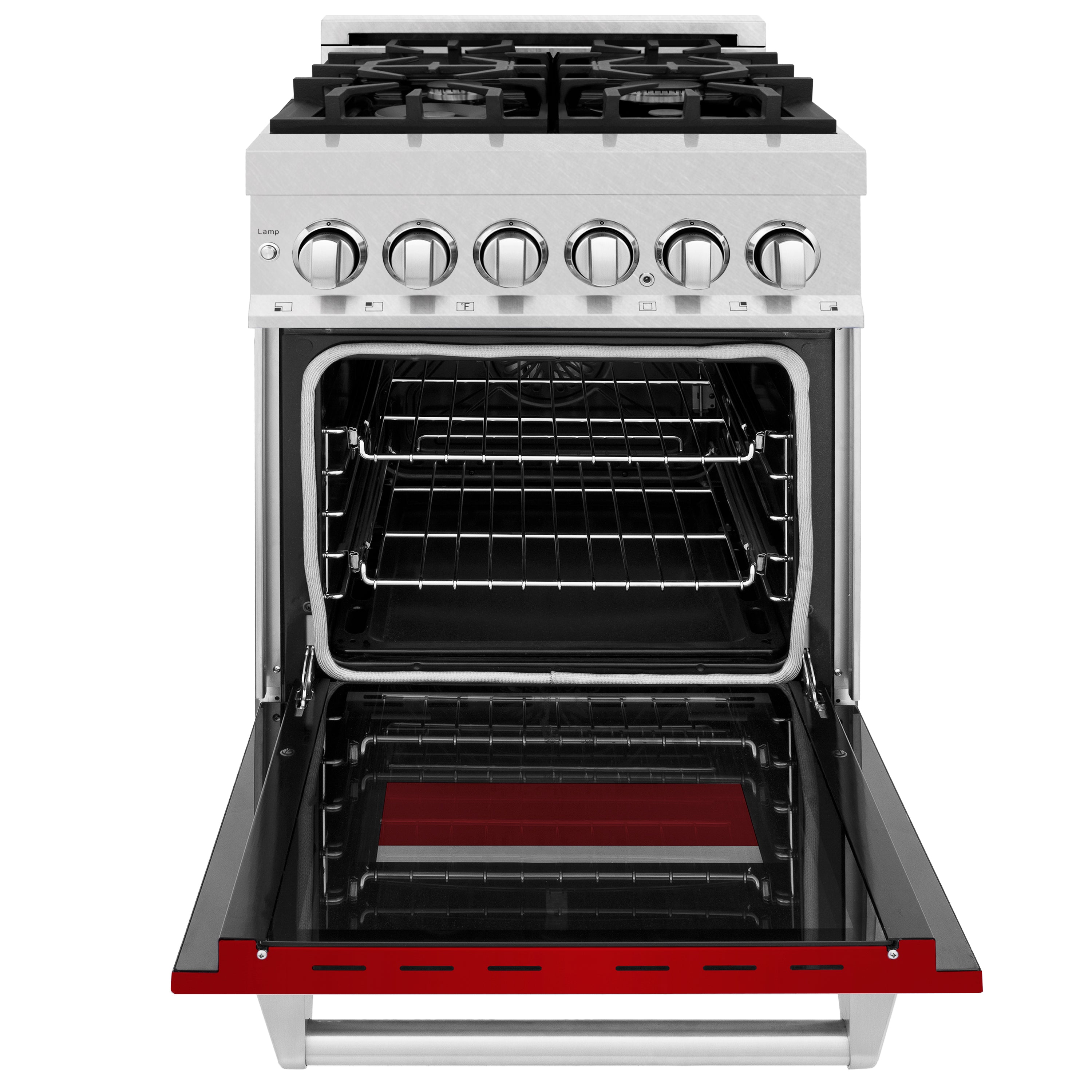 ZLINE 24" 2.8 cu. ft. Dual Fuel Range with Gas Stove and Electric Oven in Fingerprint Resistant Stainless Steel (RAS-24)