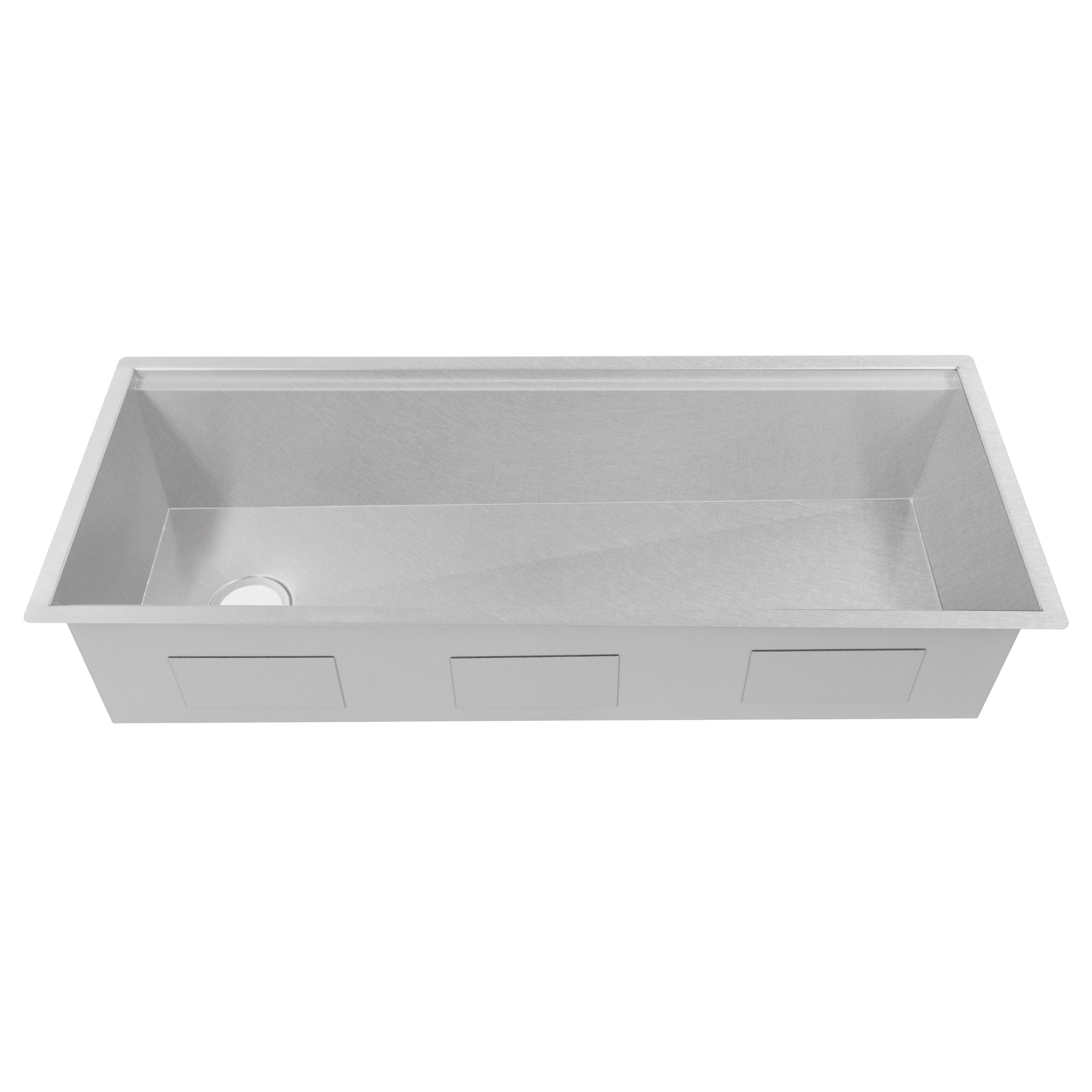 ZLINE Kitchen and Bath, ZLINE Garmisch 43 Inch Undermount Single Bowl Sink with Accessories (SLS-43), SLS-43,