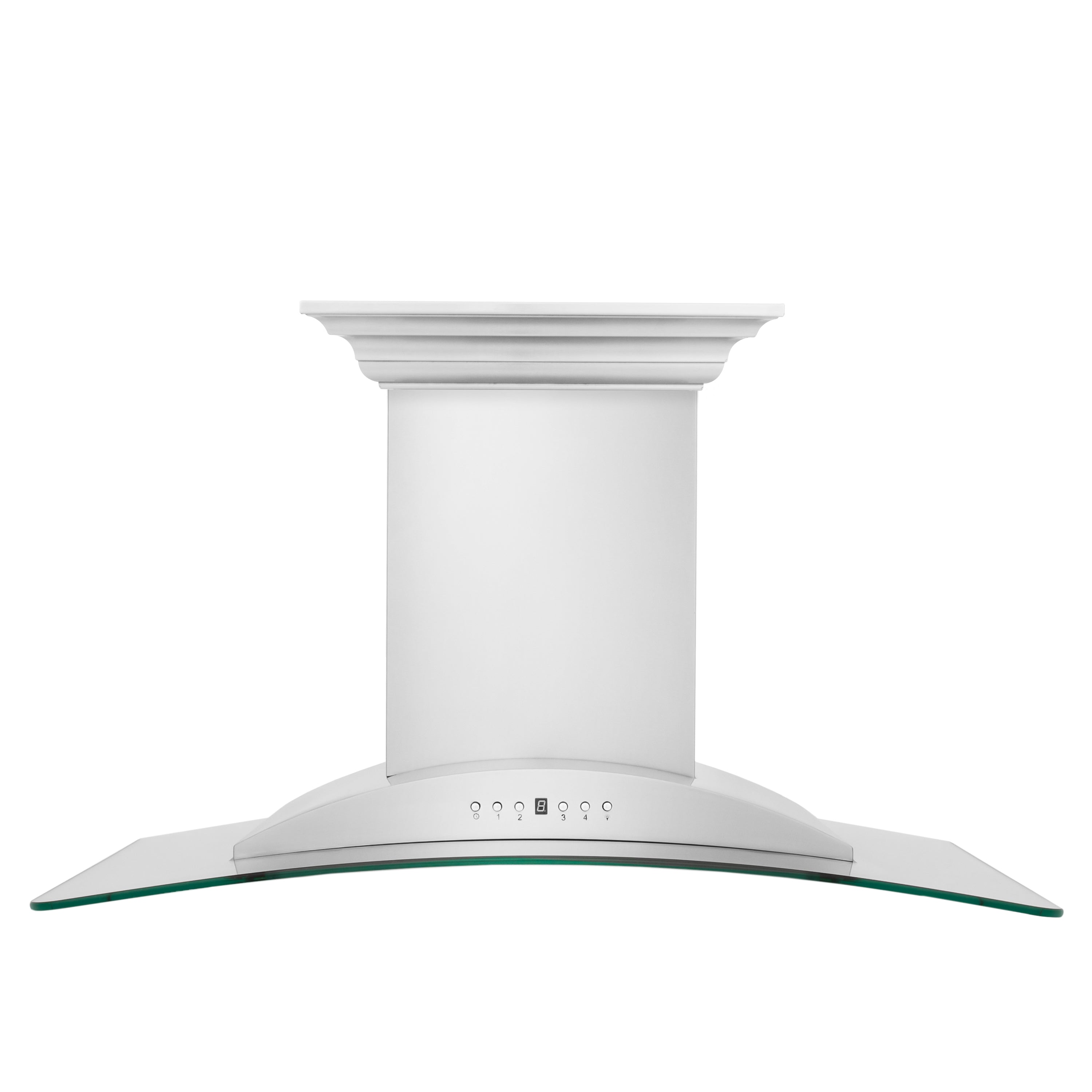 36" ZLINE CrownSound‚ Ducted Vent Wall Mount Range Hood in Stainless Steel with Built-in Bluetooth Speakers (KNCRN-BT-36)