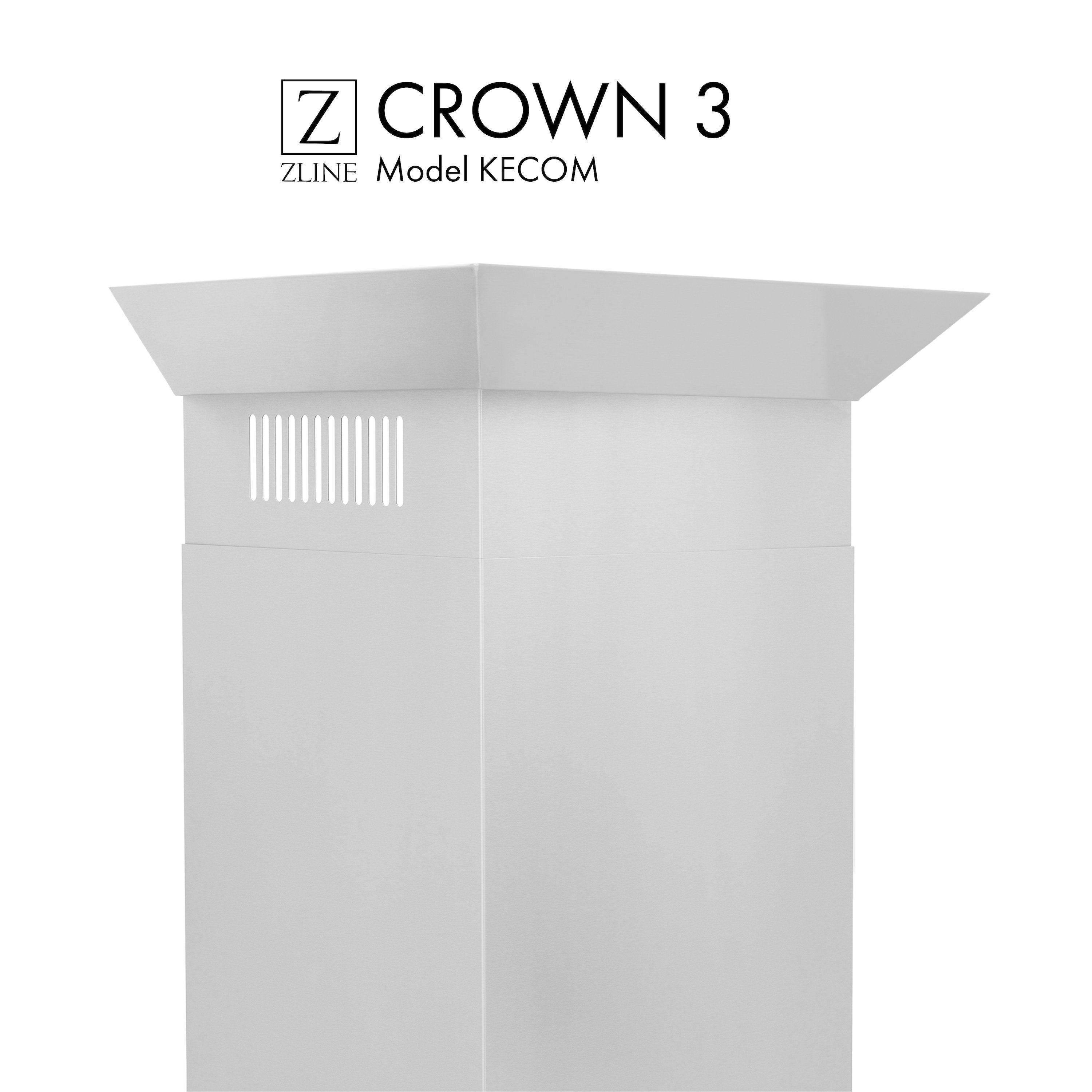 ZLINE Crown Molding #3 For Wall Range Hood (CM3-KECOM)