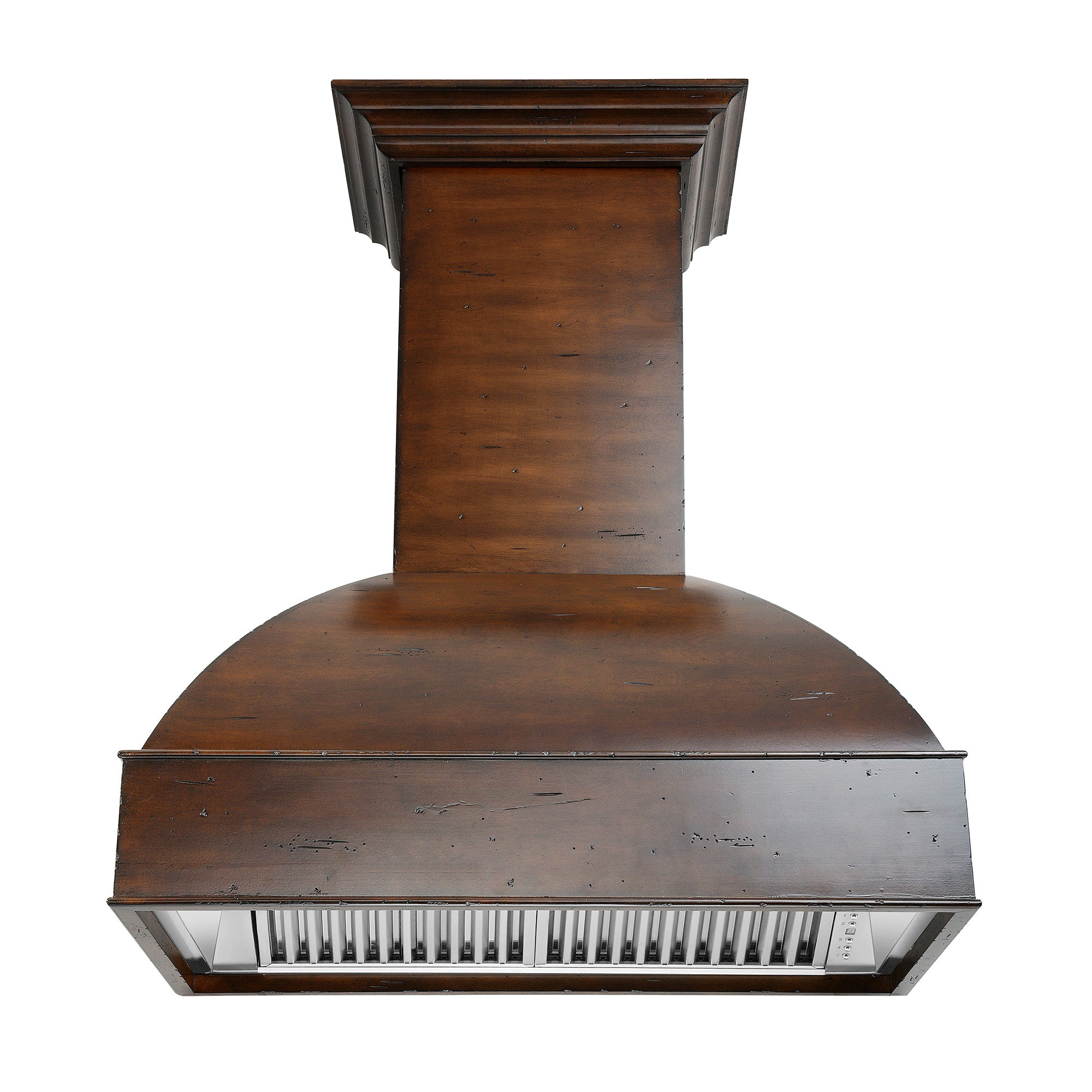ZLINE 30" Wooden Wall Mount Range Hood in Walnut and Hamilton - Includes  Remote Motor (369WH-RD-30)