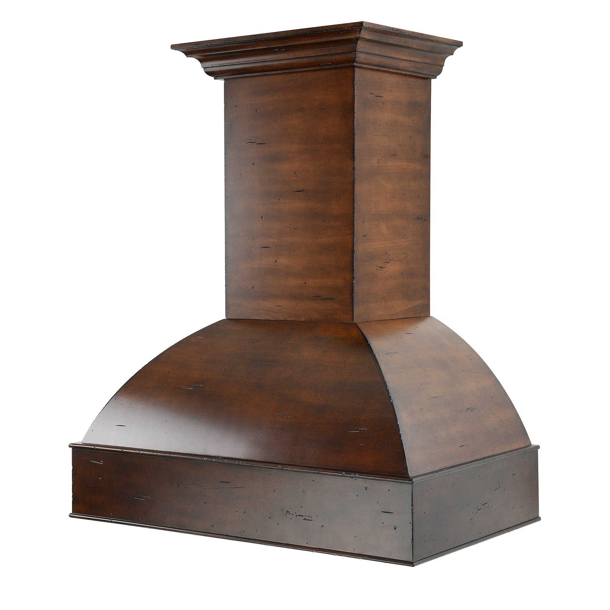 ZLINE 30" Wooden Wall Mount Range Hood in Walnut and Hamilton - Includes  Remote Motor (369WH-RS-30-400)