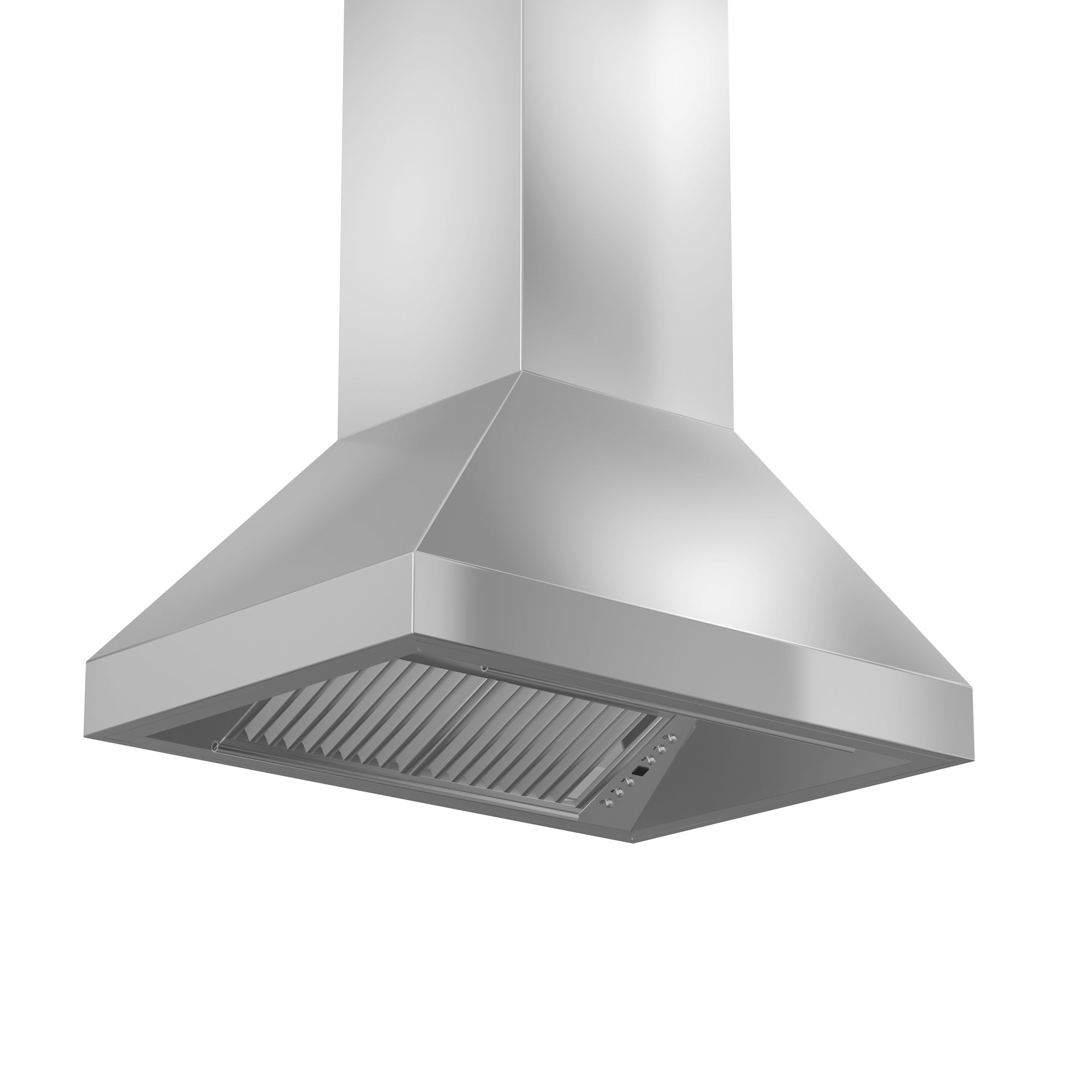 ZLINE 48" Ducted Island Mount Range Hood with Single Remote Blower in Stainless Steel (597i-RS-48-400)